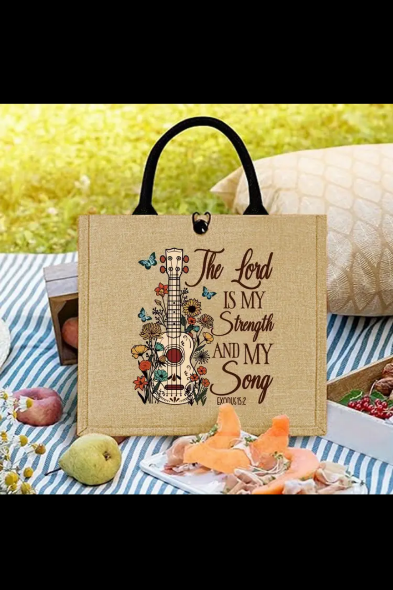 EXODUS 15:2 TOTE BAG