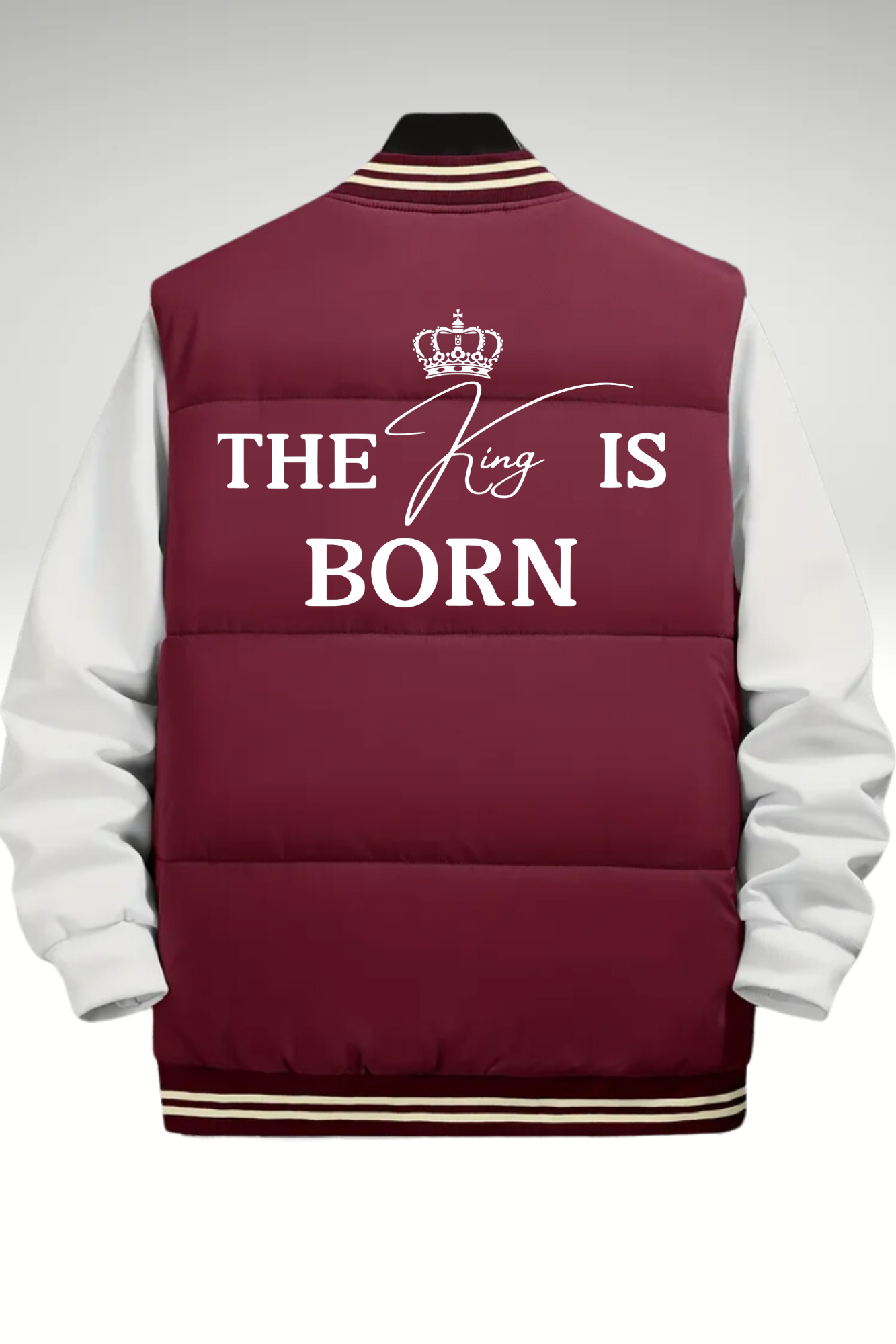 THE KING IS BORN PUFFER VEST