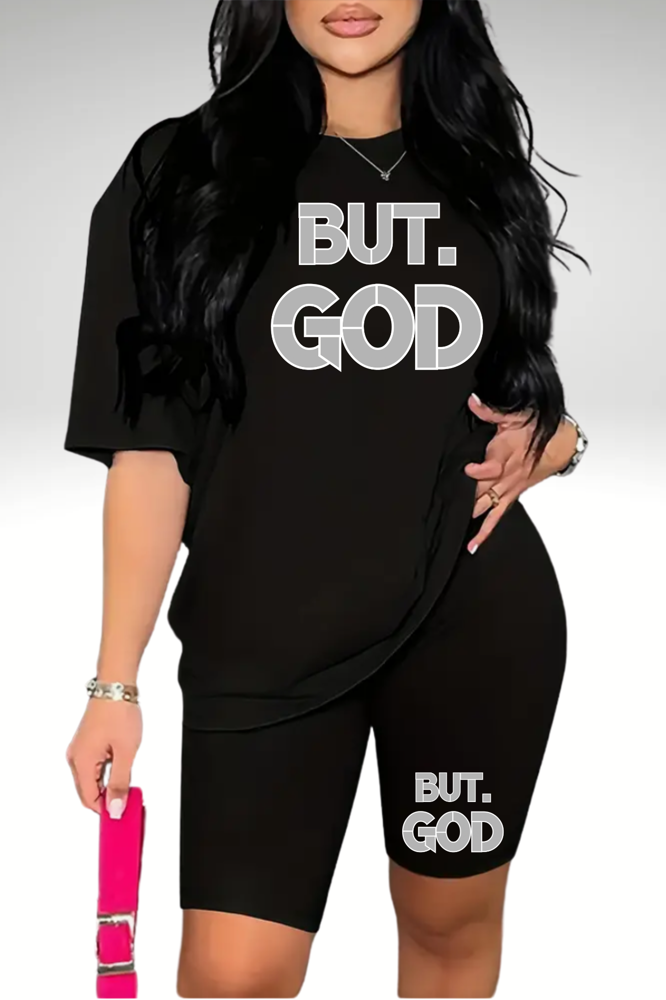 BUT GOD WOMEN’S SHORT SET