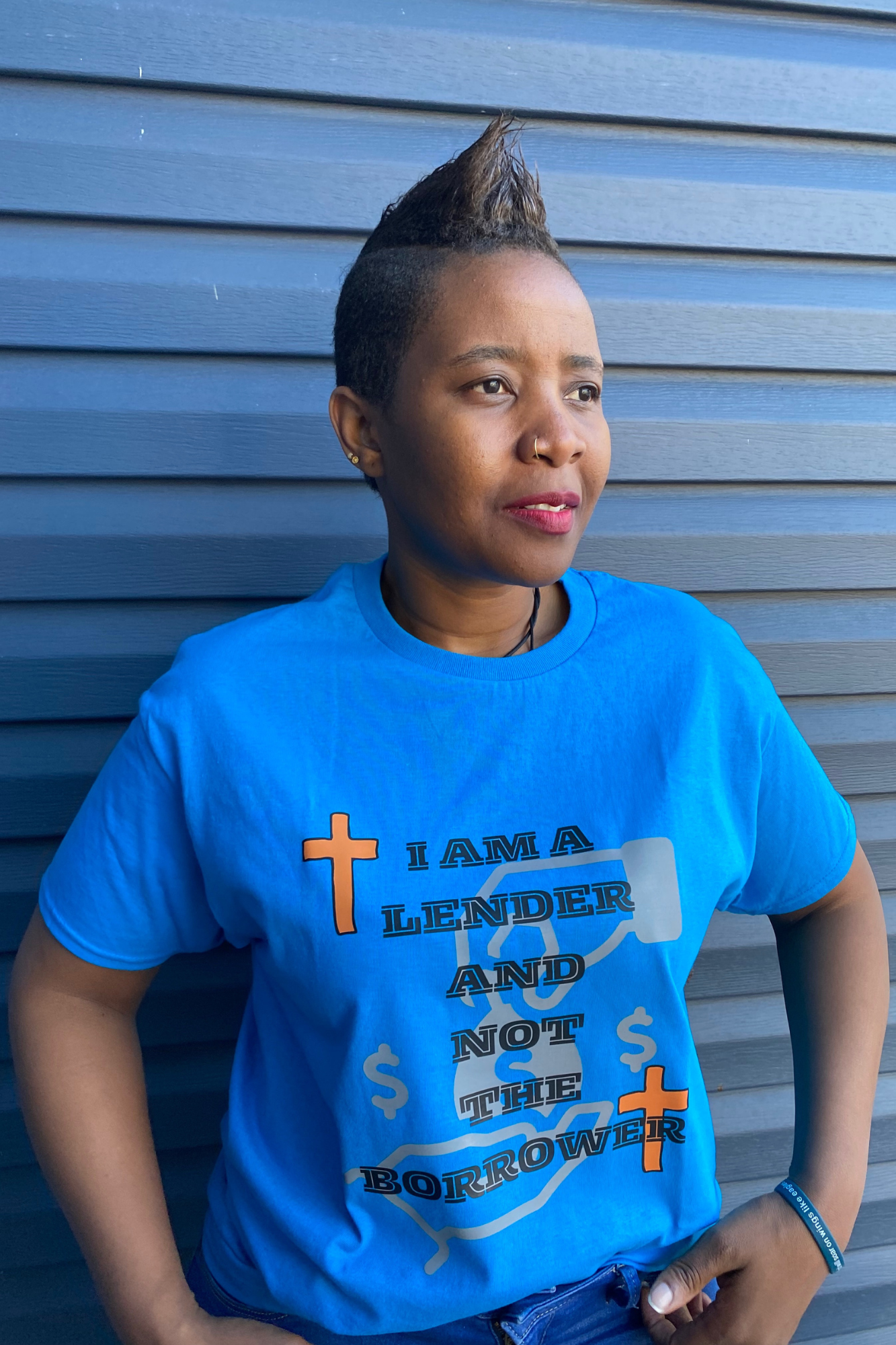 LENDER NOT A BORROWER T-SHIRT