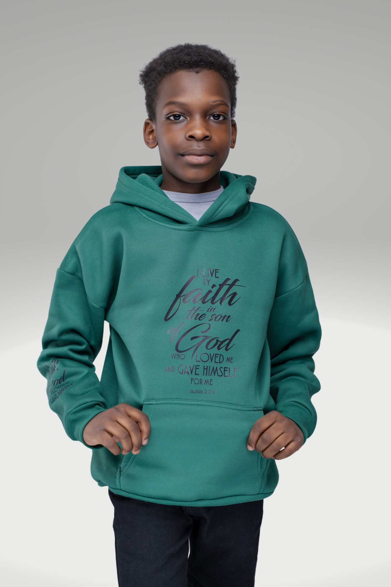 GALATIANS 2:20 BOYS HOODIE