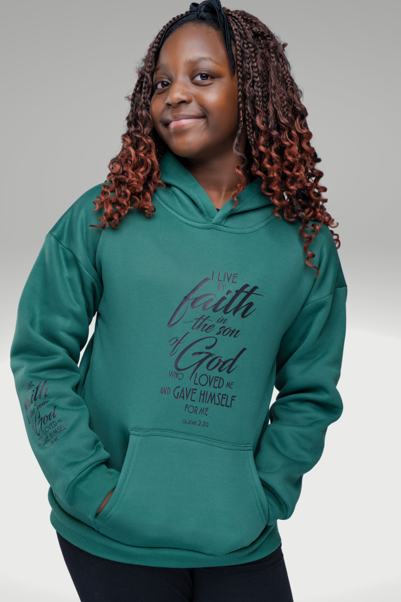 GALATIANS 2:20 BOYS HOODIE