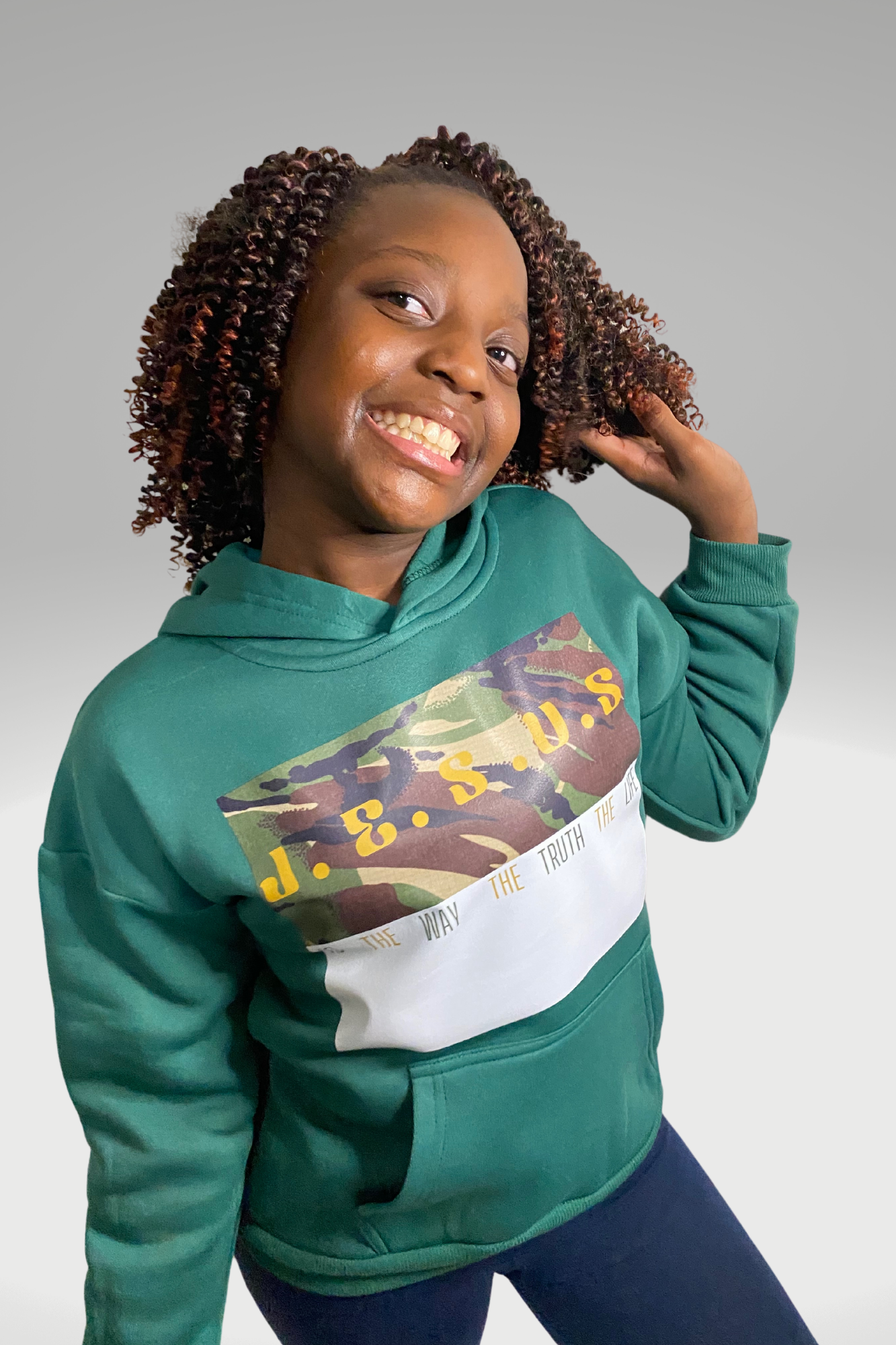 JESUS IS THE WAY GIRLS HOODIE