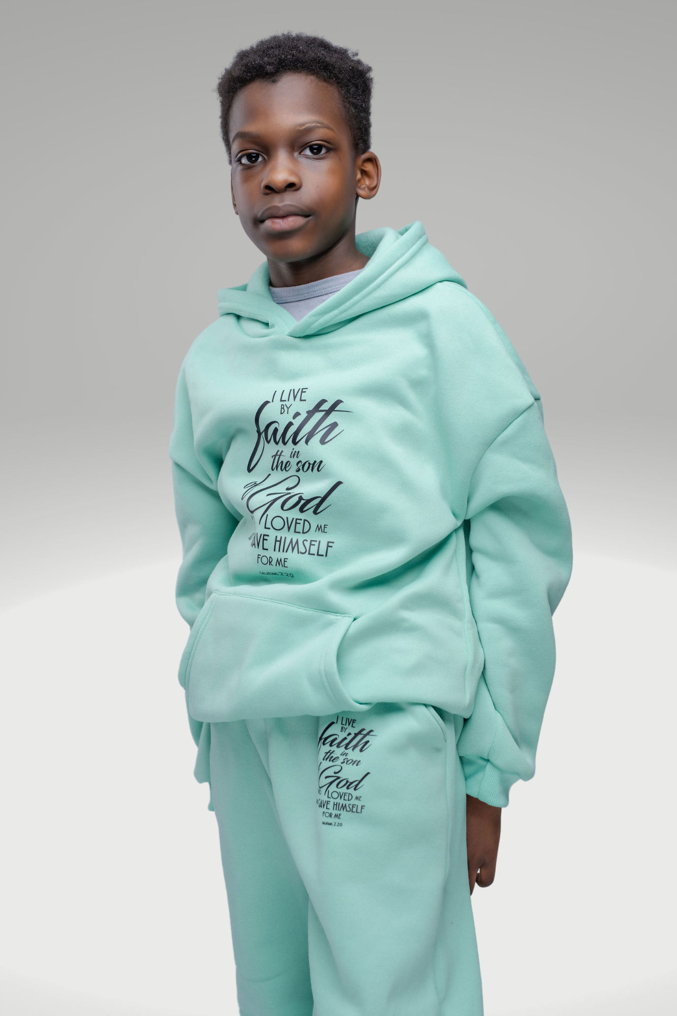 GALATIANS 2:20 KIDS 2-PIECE HOODIE SET