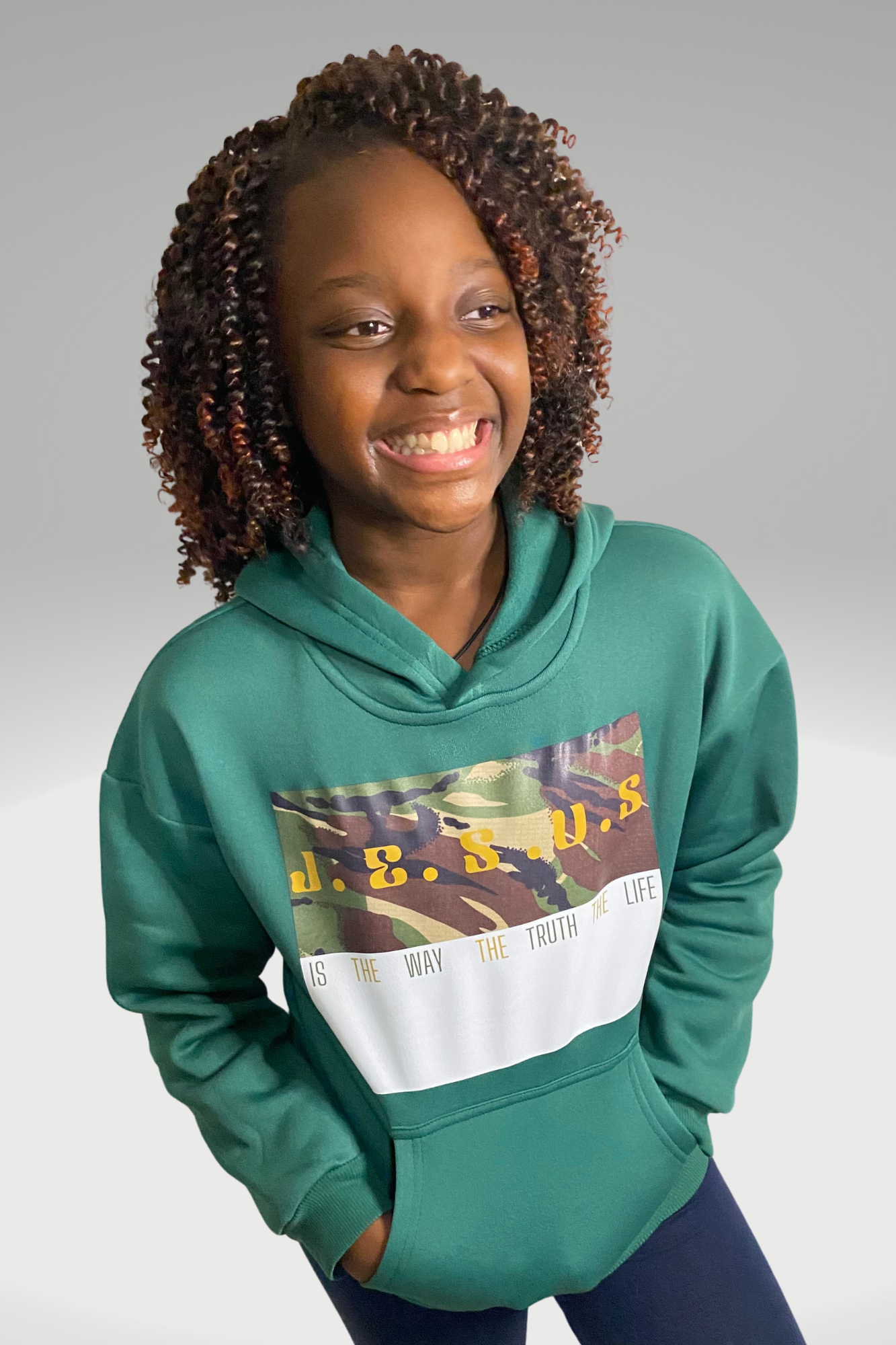 JESUS IS THE WAY GIRLS HOODIE