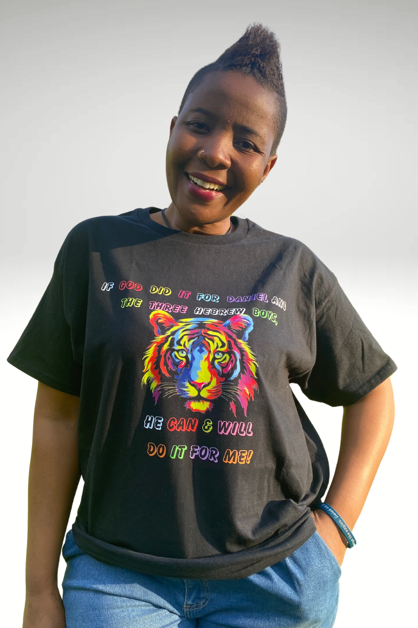 IF GOD DID IT ADULTS T-SHIRT