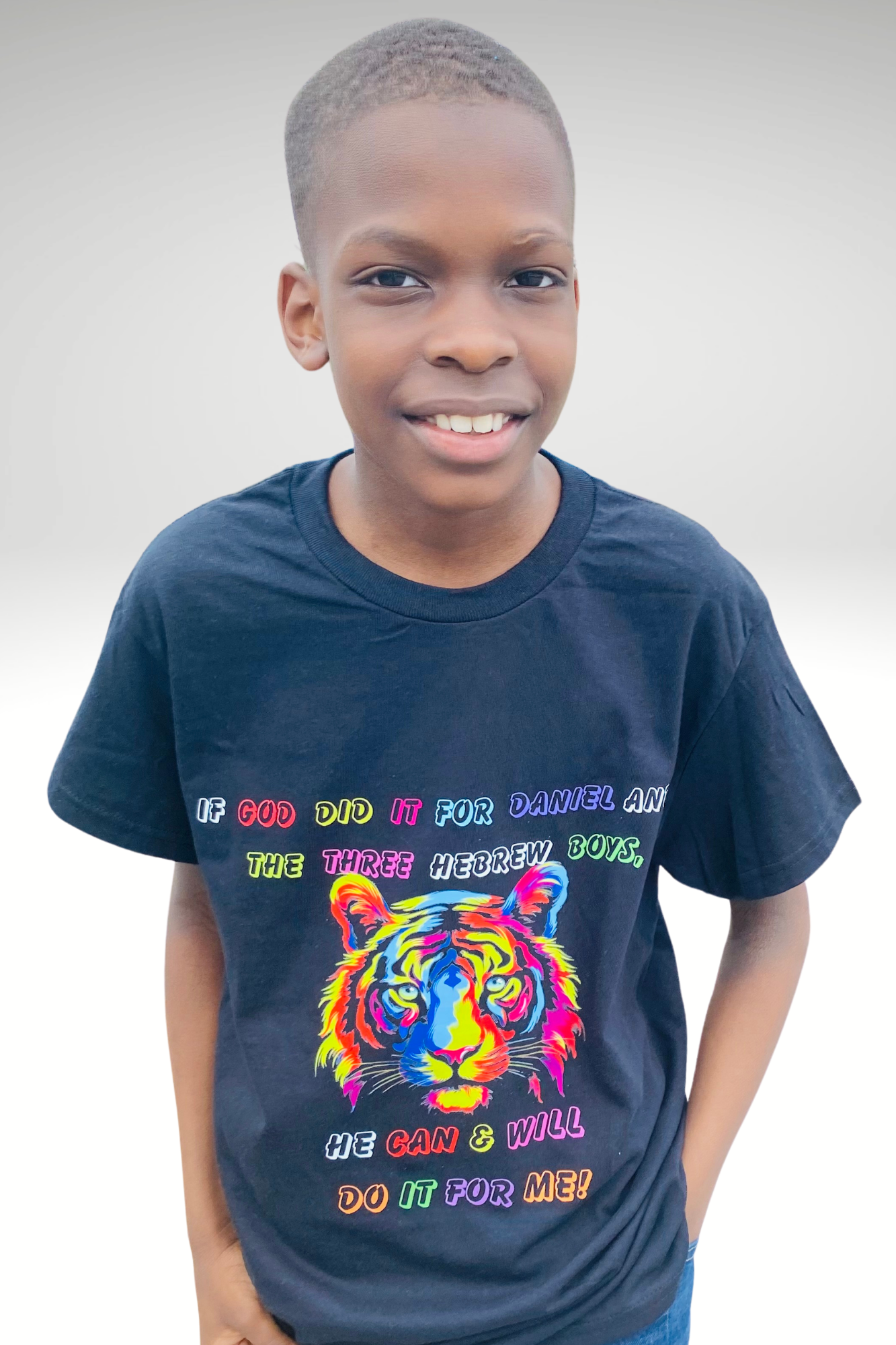 IF GOD DID IT KIDS T-SHIRT