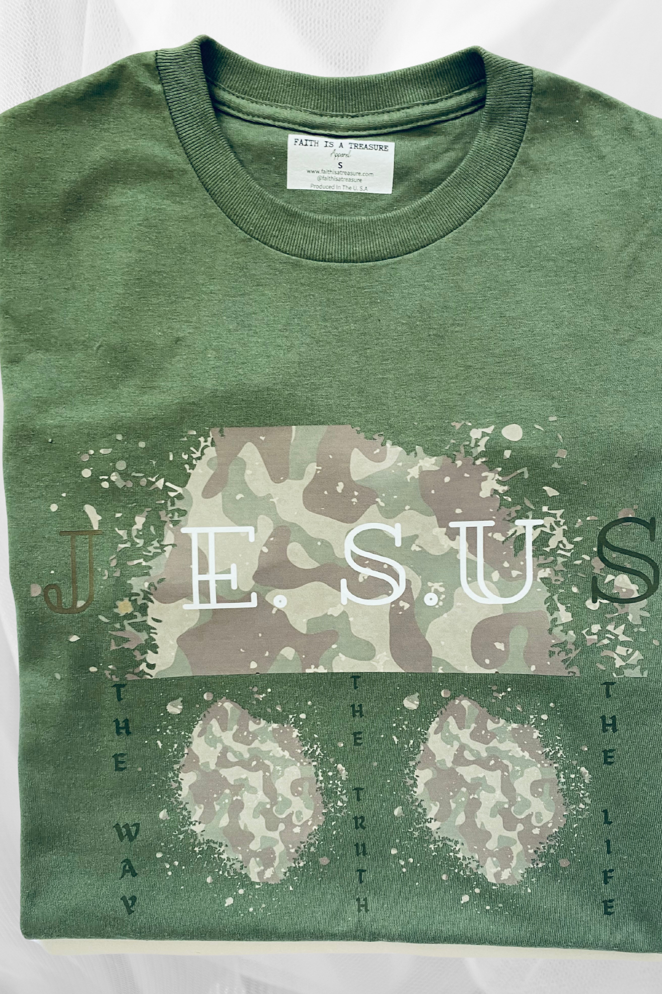 J.E.S.U.S CAMO T-SHIRT