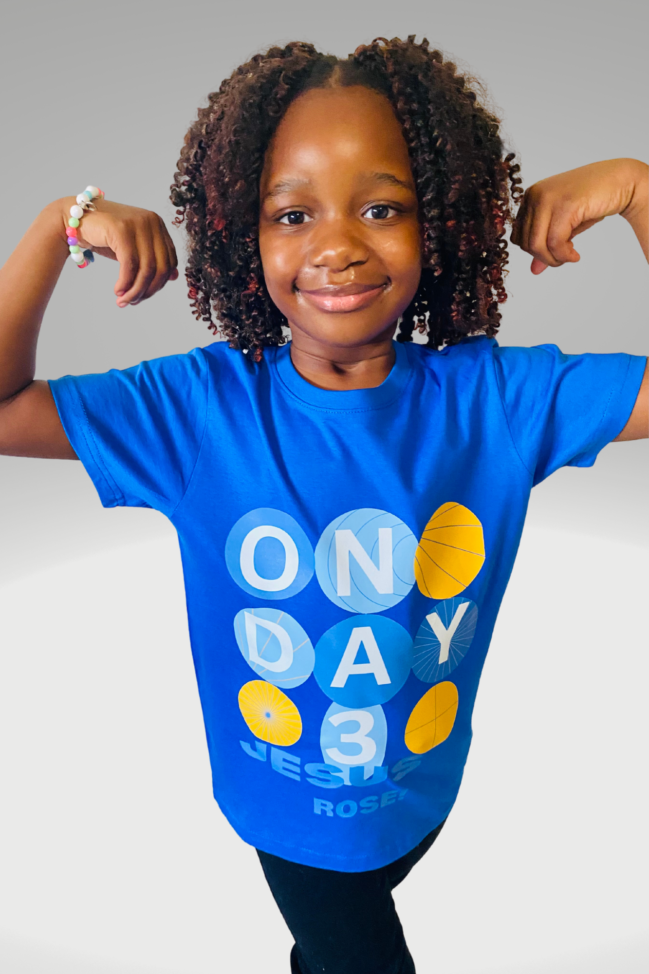 ON DAY 3 HE ROSE KIDS T-SHIRT