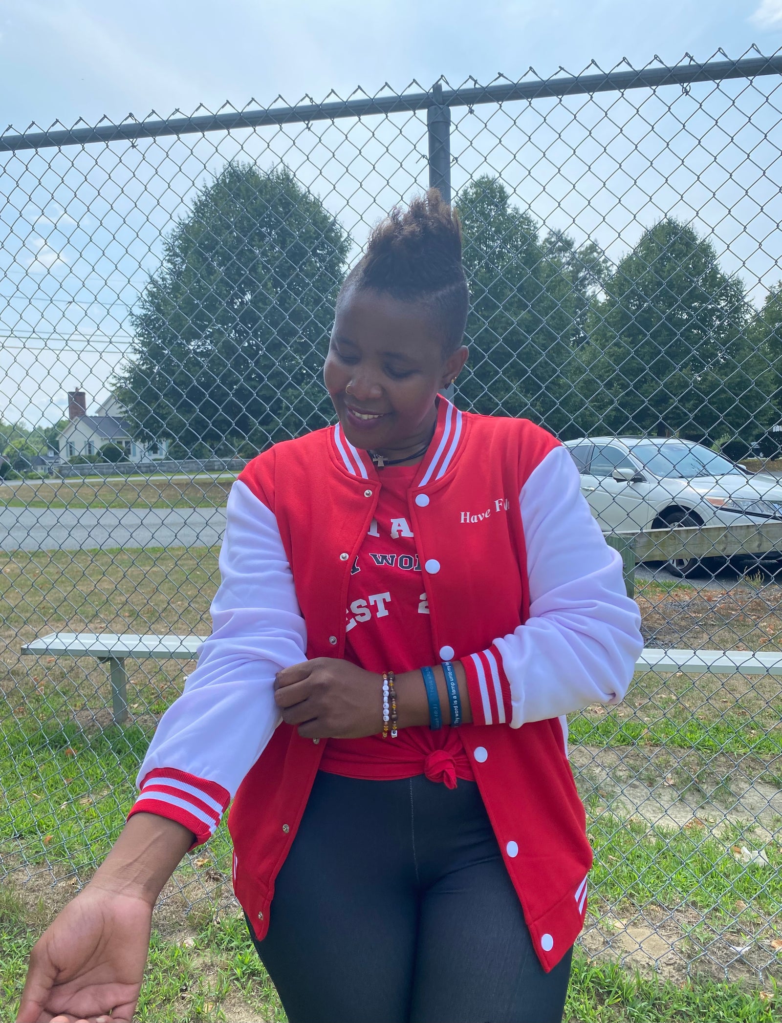 HAVE FAITH UNISEX BASEBALL JACKET