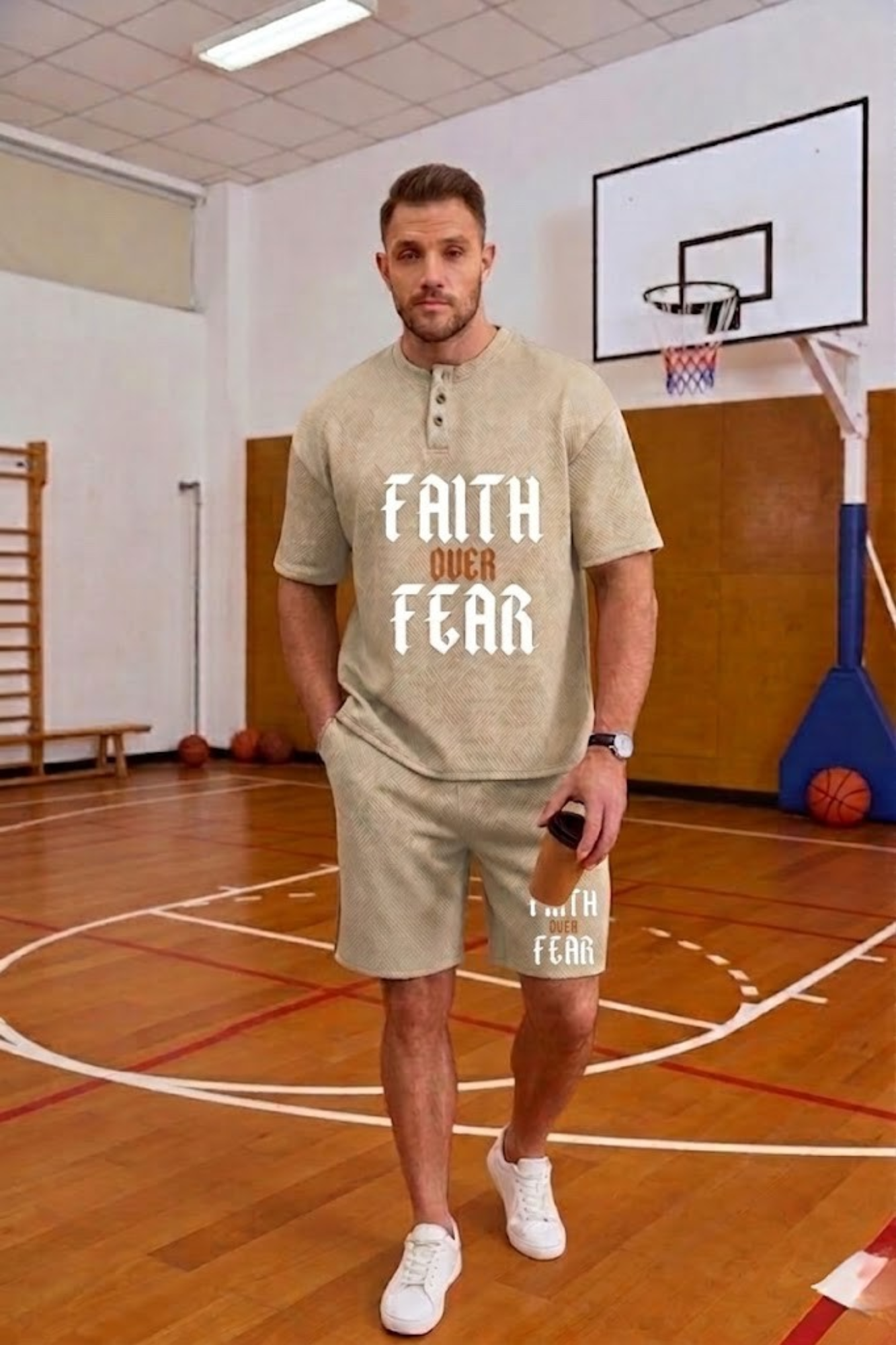FAITH OVER FEAR SHORT SETS