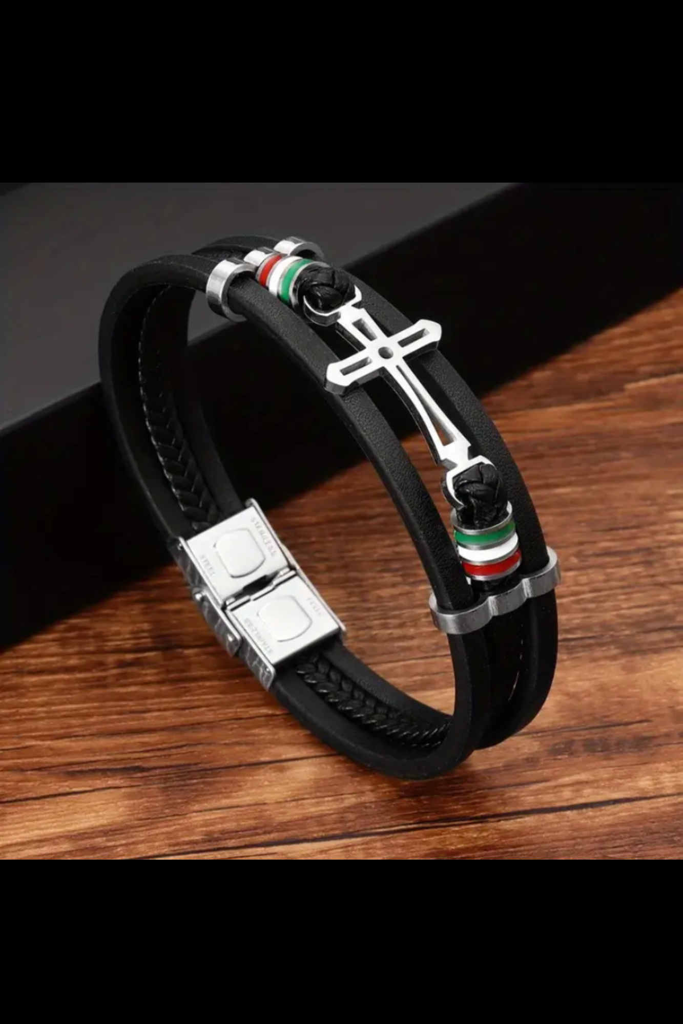 FREEDOM IN FAITH CROSS BRACELET