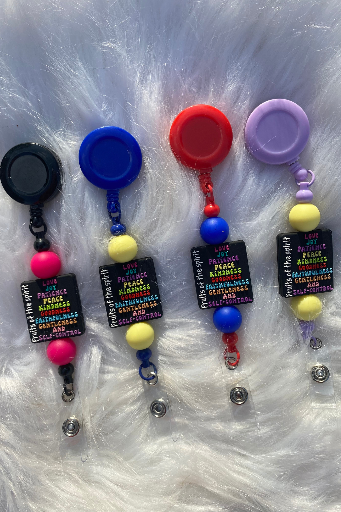 FRUITS OF THE SPIRIT BADGE CLIPS
