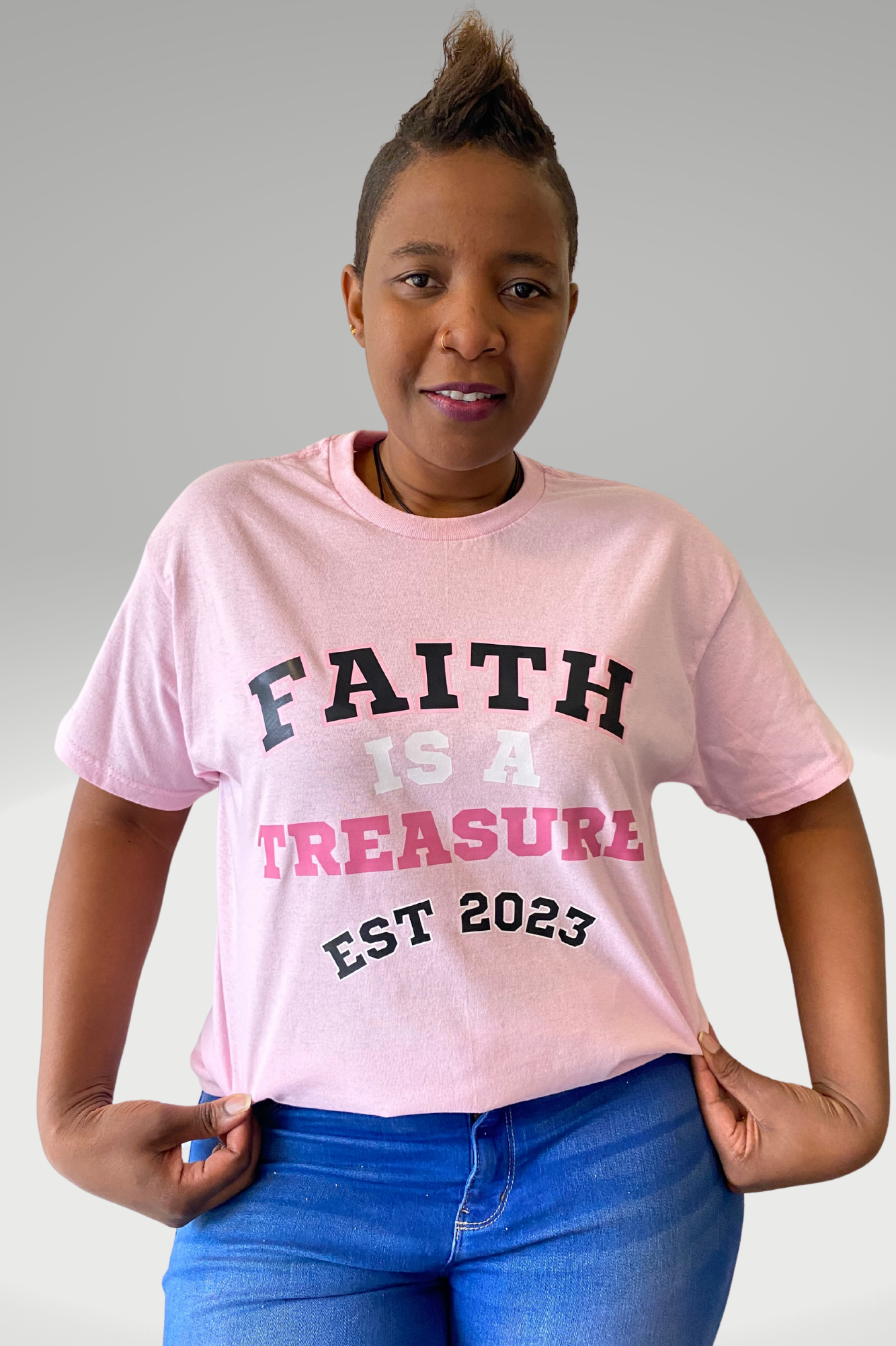 FAITH IS A TREASURE EST T-SHIRT
