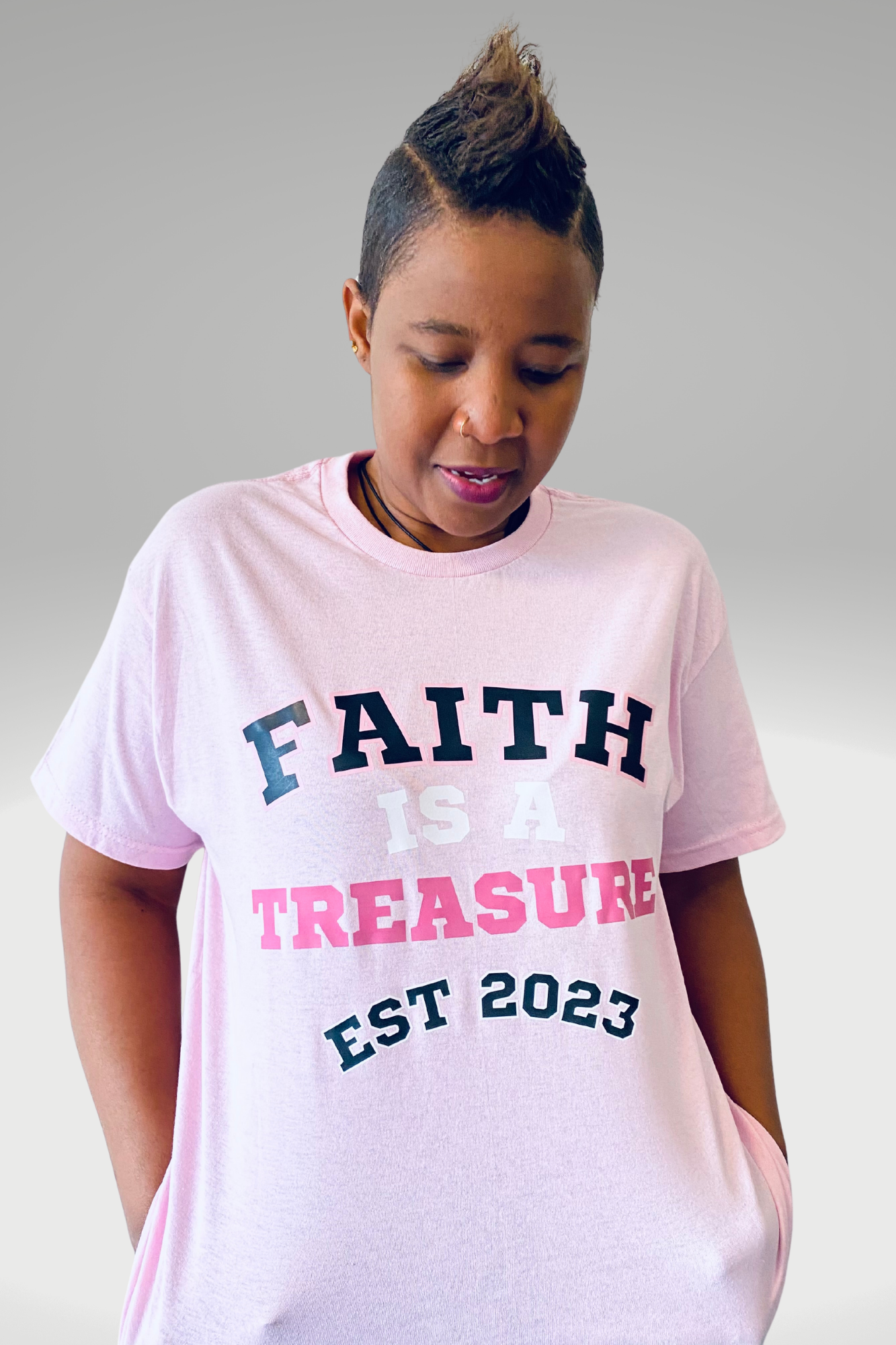 FAITH IS A TREASURE EST T-SHIRT