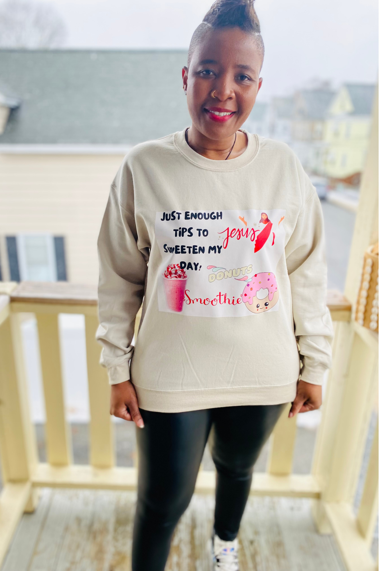 JUST ENOUGH TIPS SWEATSHIRT