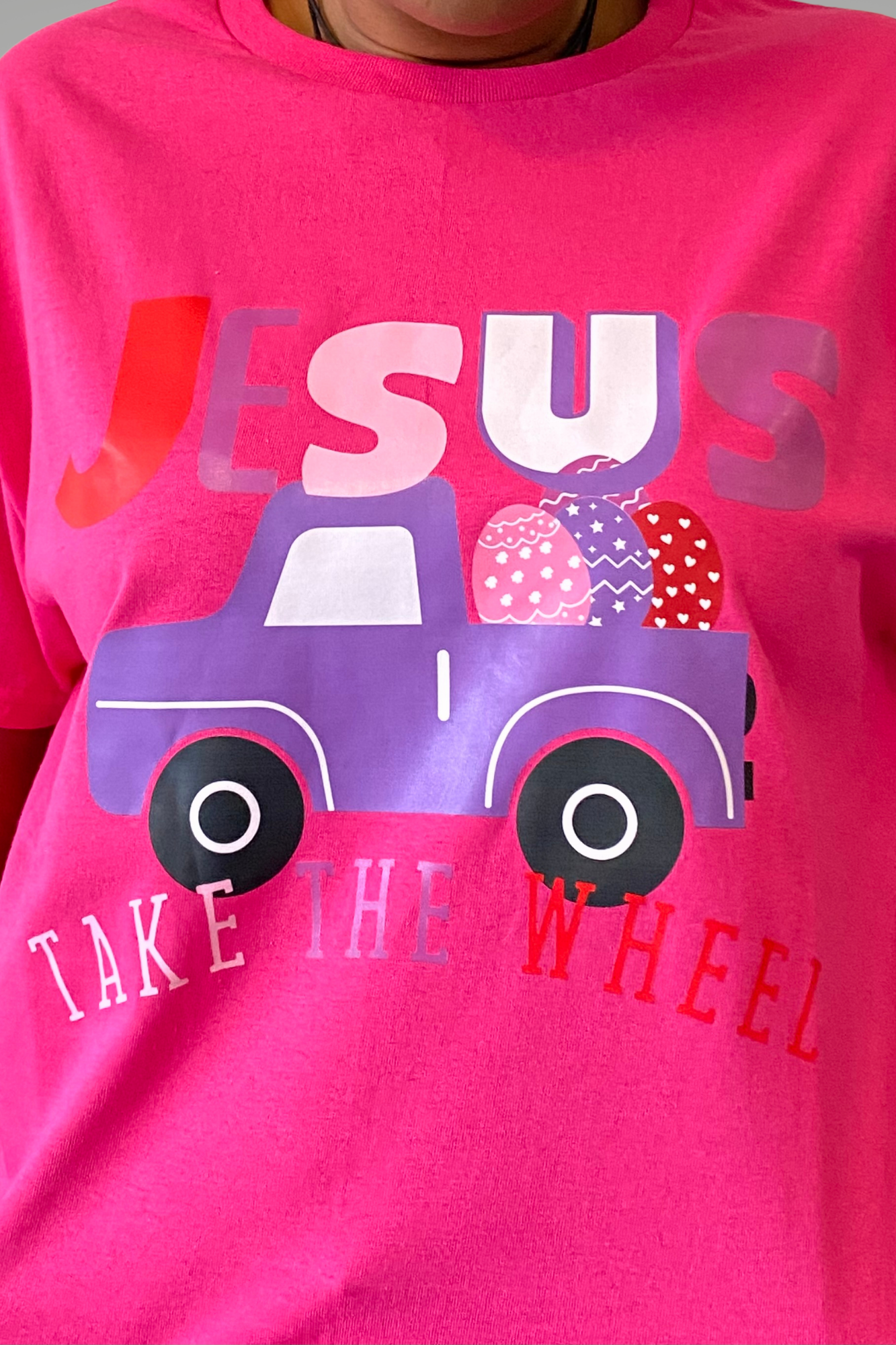 JESUS TAKE THE WHEEL T-SHIRT