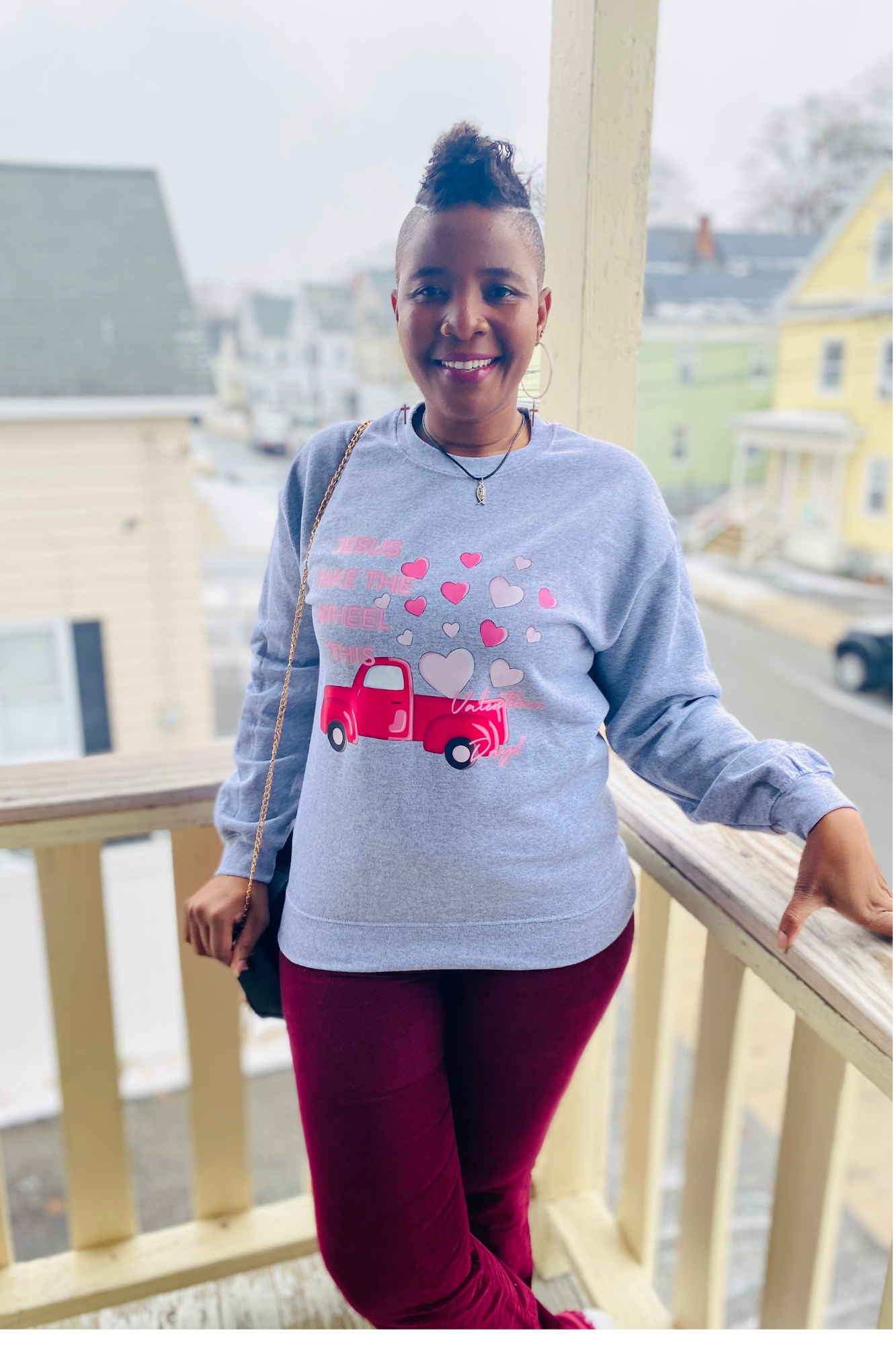 JESUS TAKE THE WHEEL SWEATSHIRT