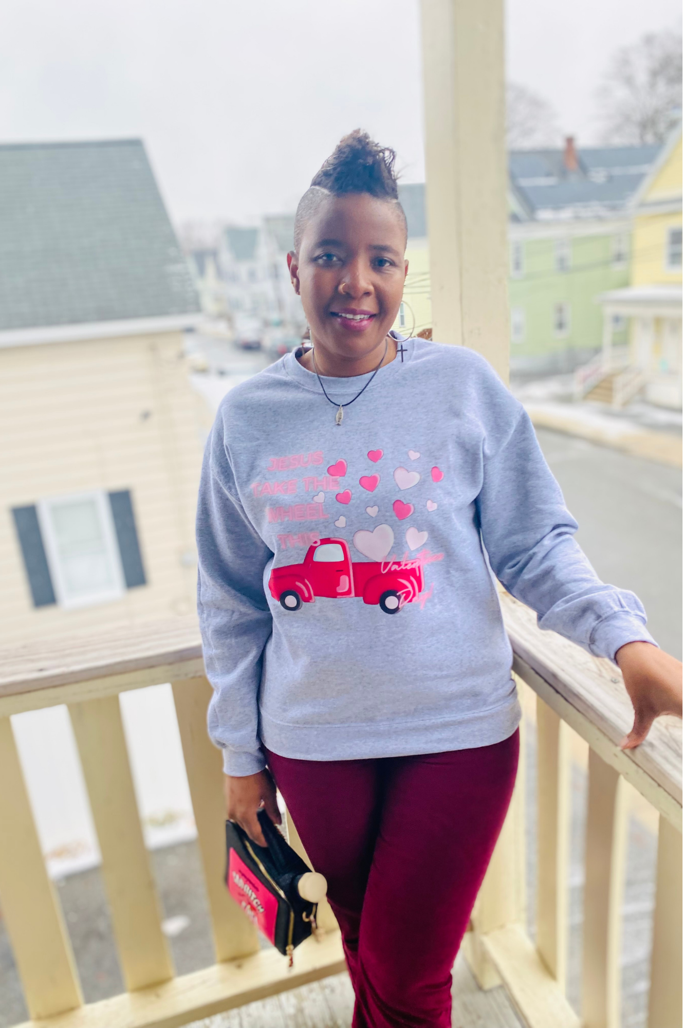 JESUS TAKE THE WHEEL SWEATSHIRT