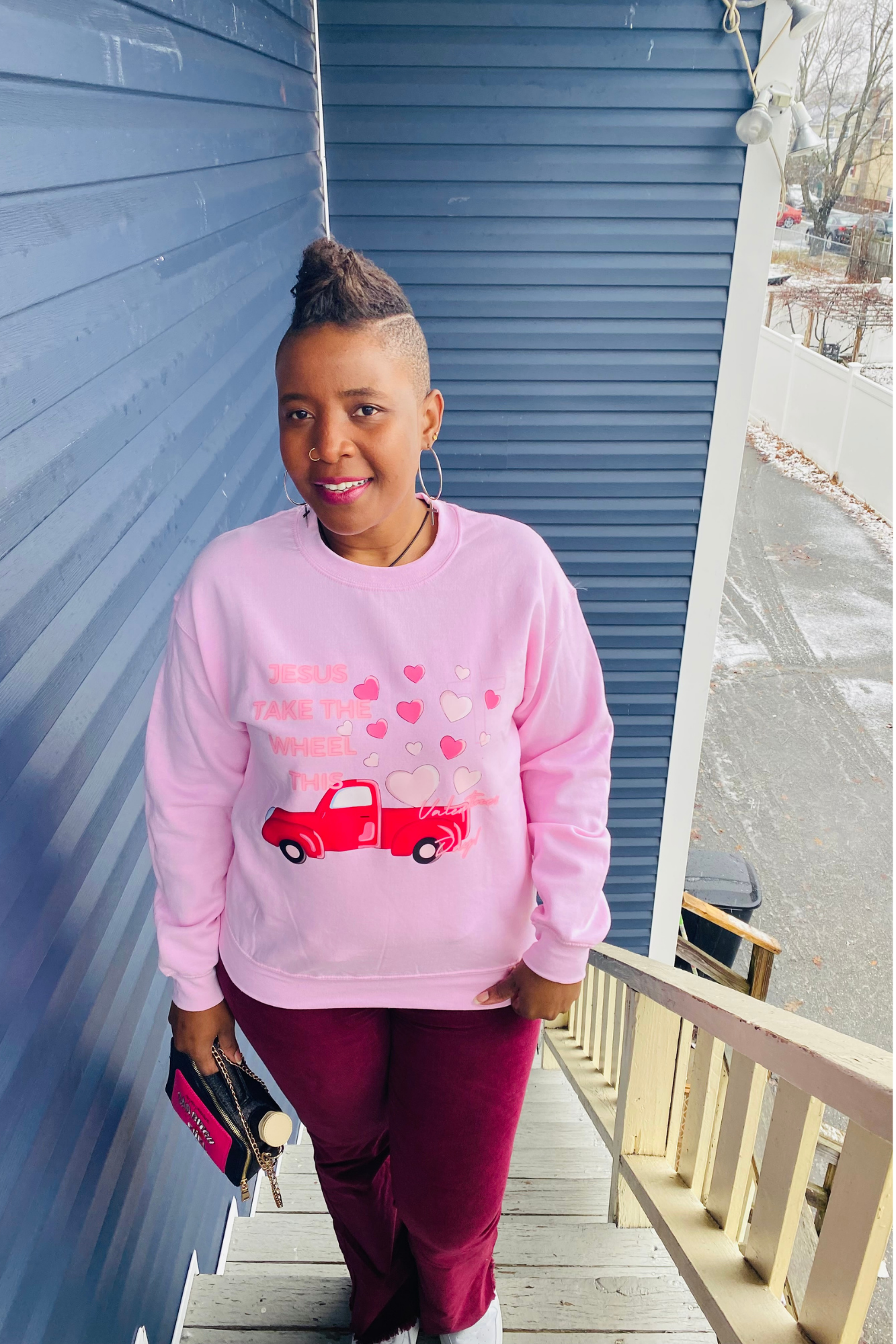 JESUS TAKE THE WHEEL SWEATSHIRT