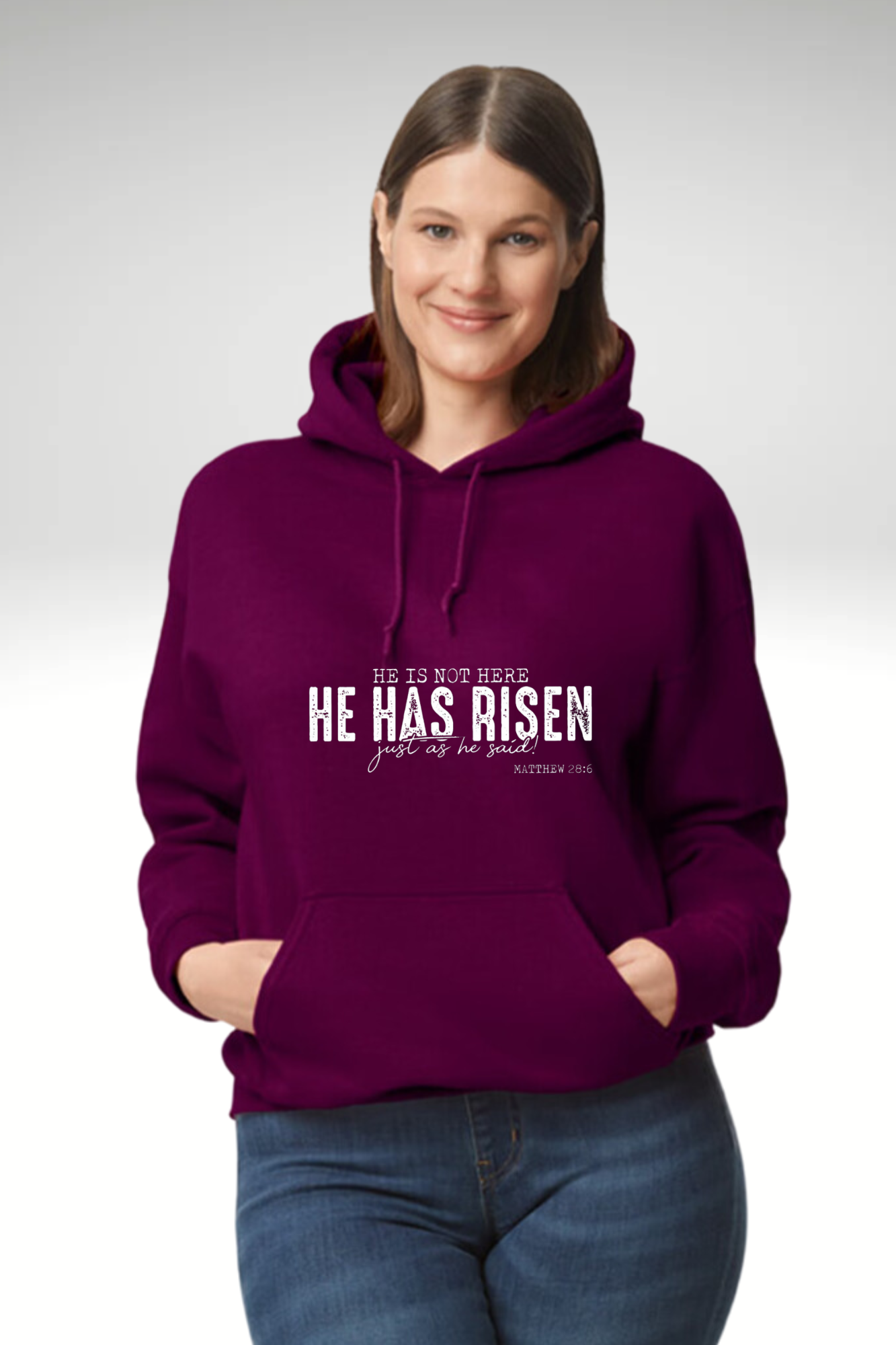 HE HAS RISEN UNISEX HOODIES
