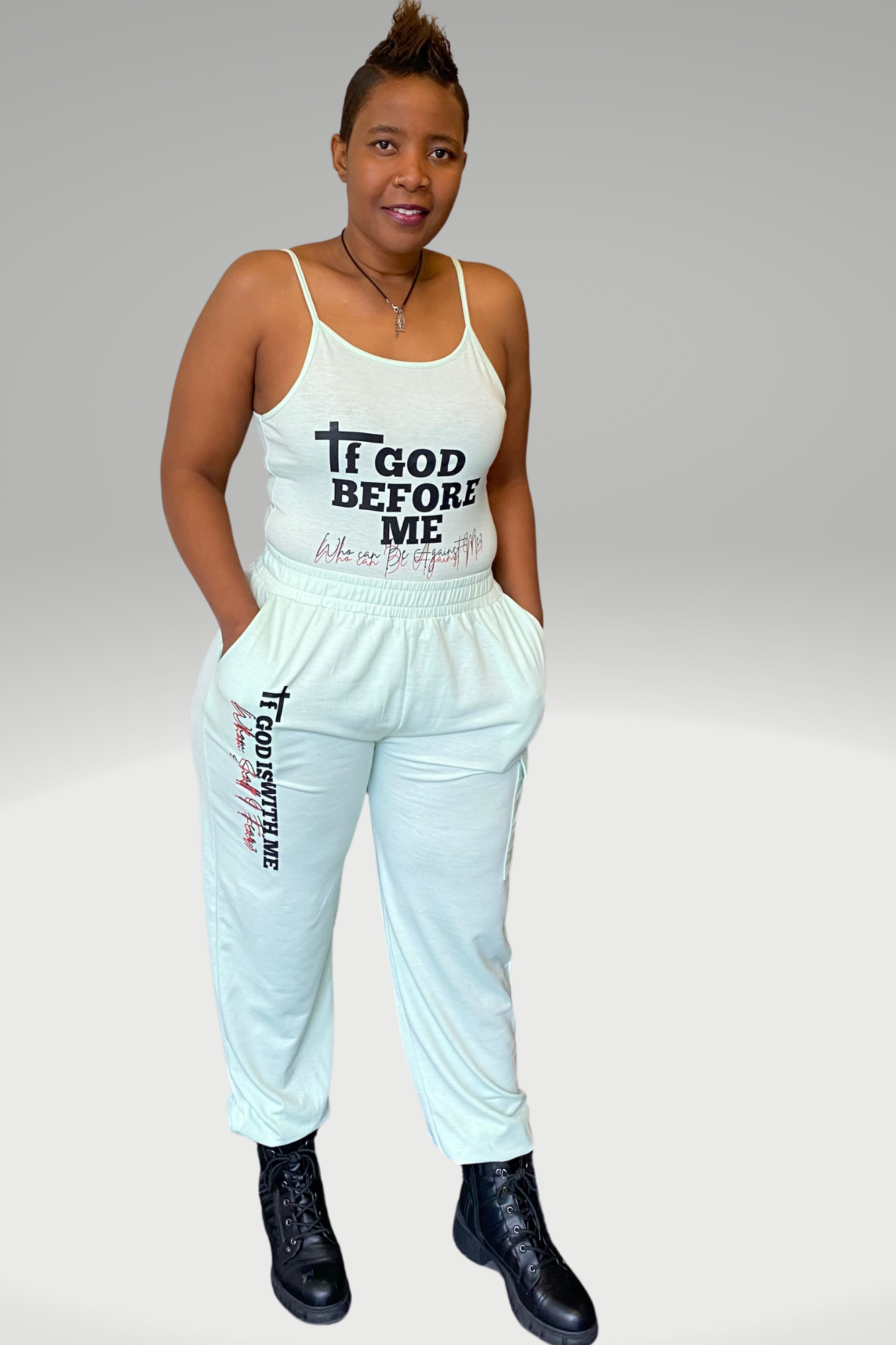 IF GOD BEFORE ME BODYSUIT SET