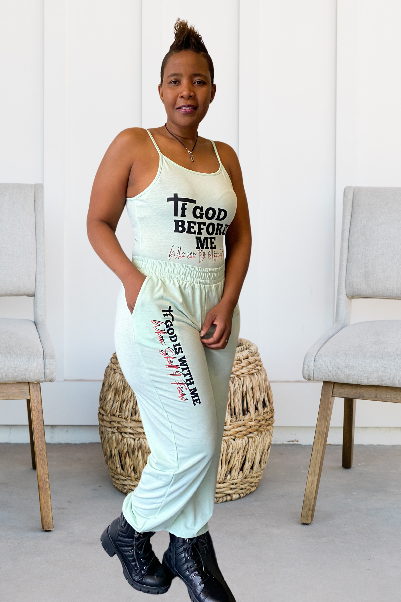 IF GOD BEFORE ME BODYSUIT SET