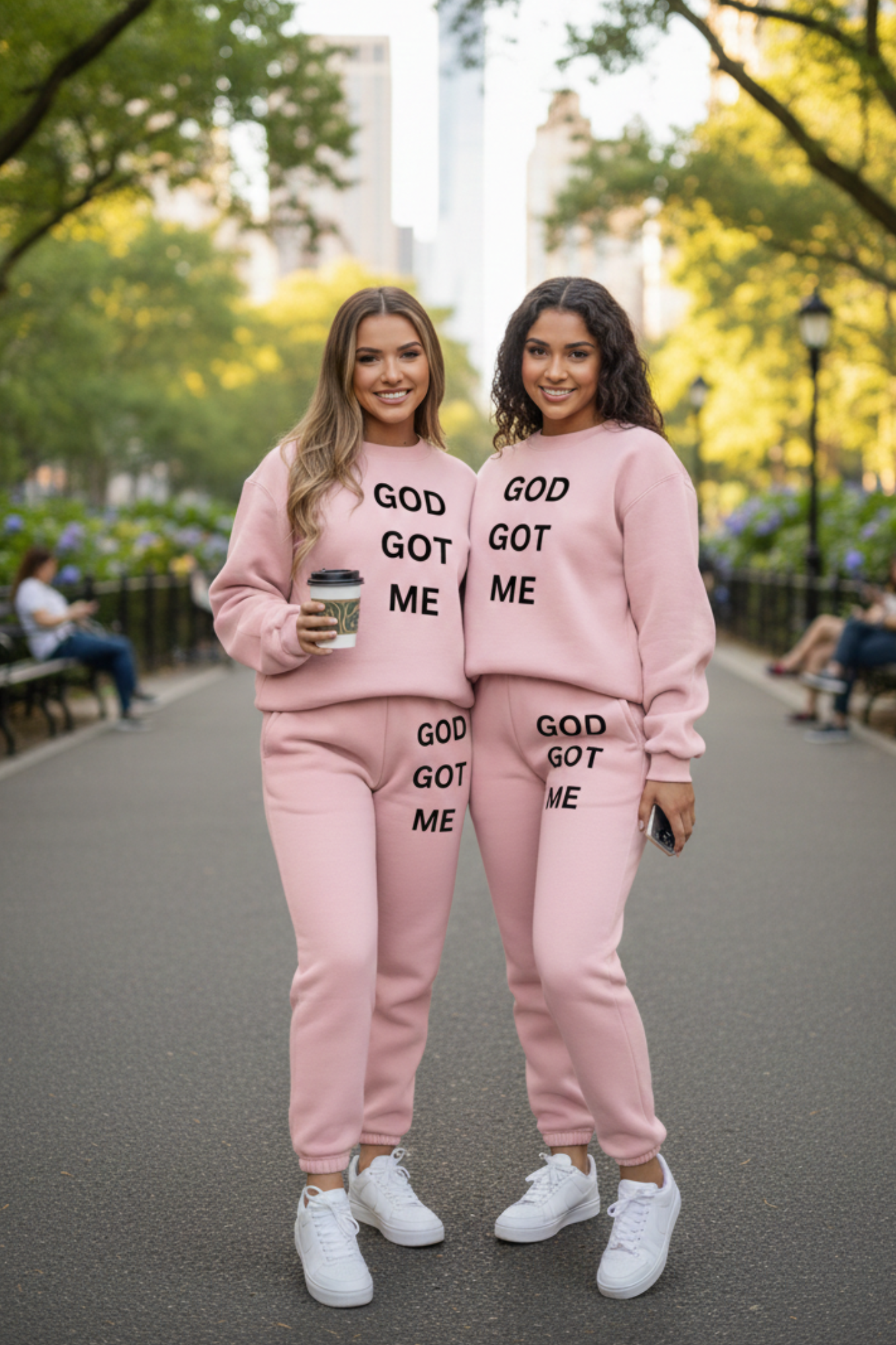GOD GOT ME SWEATSHIRT SET