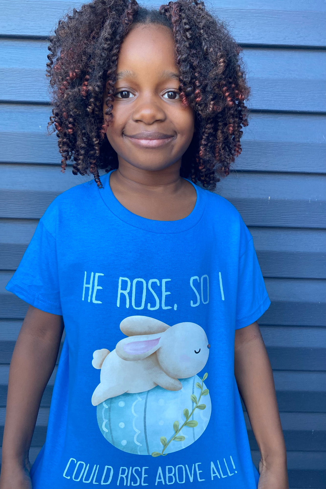 HE ROSE SO I COULD RISE KIDS T-SHIRT