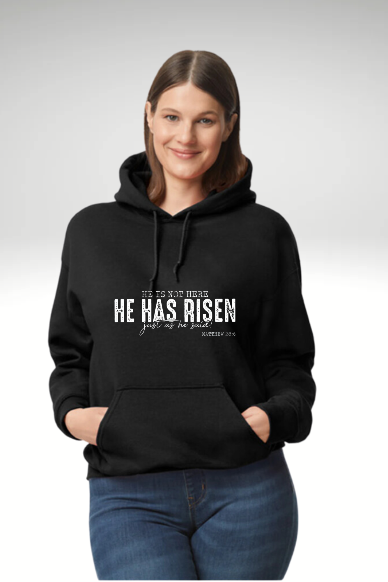 HE HAS RISEN UNISEX HOODIES