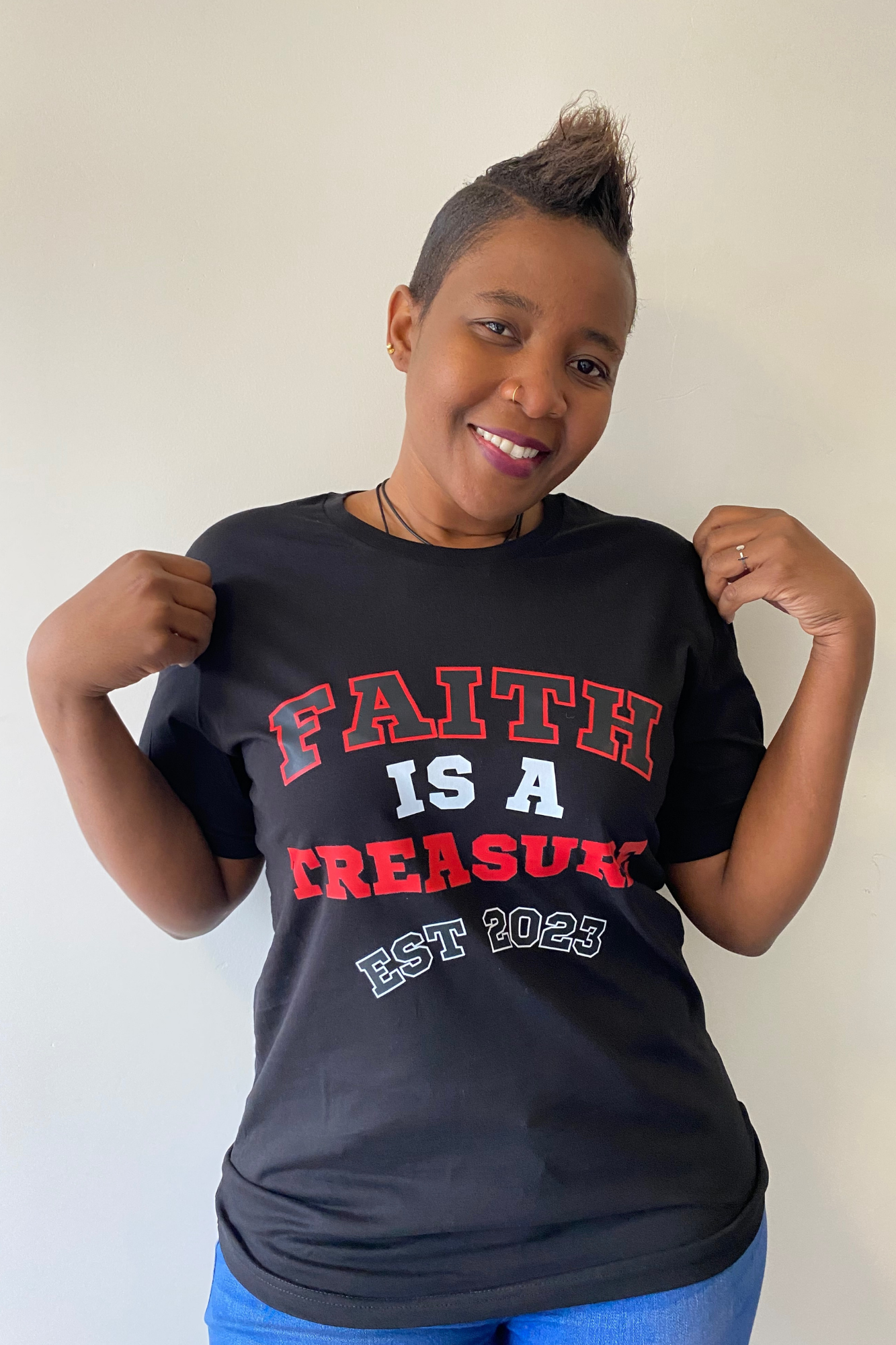 FAITH IS A TREASURE EST T-SHIRT