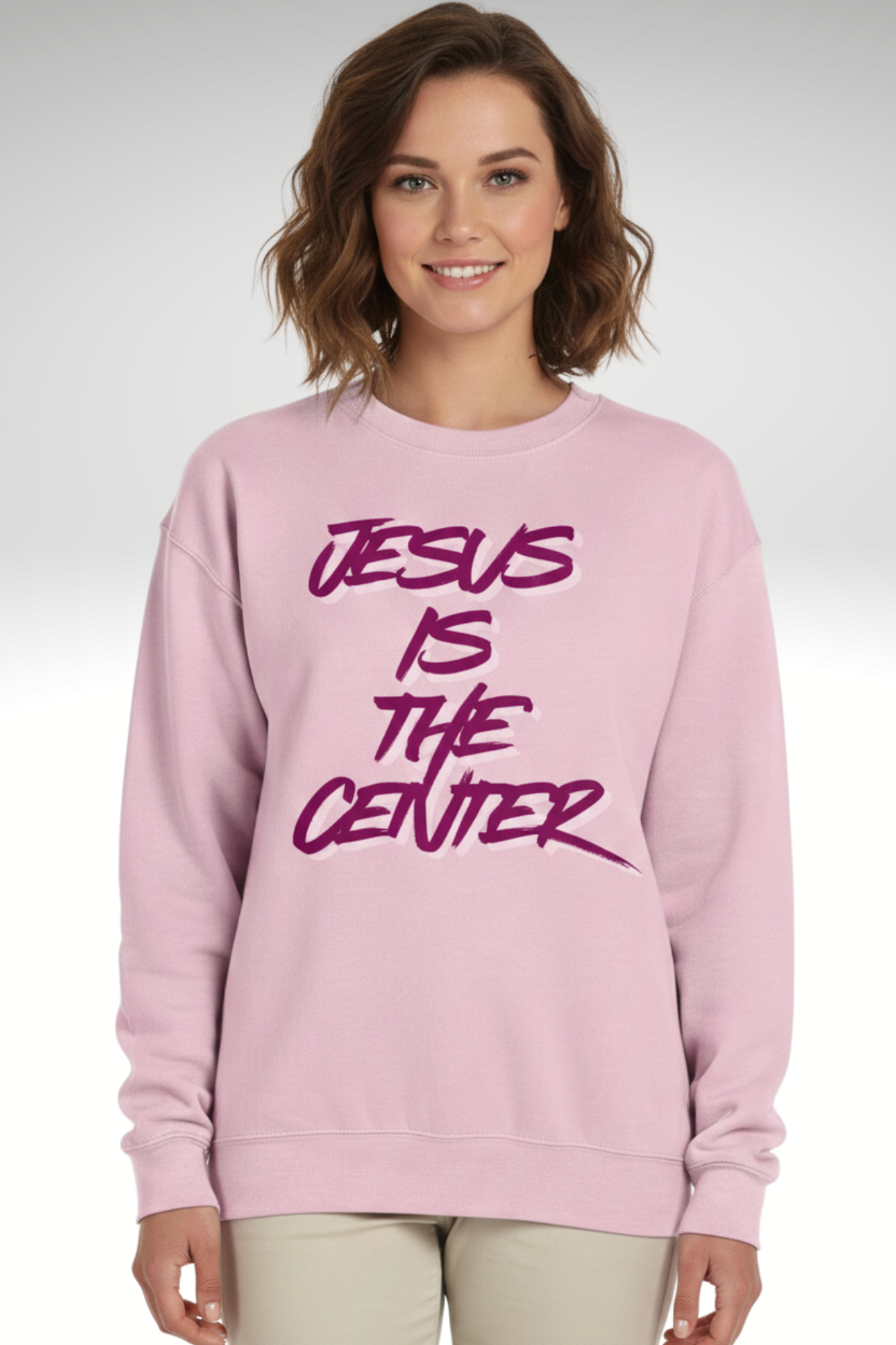 JESUS IS THE CENTER SWEATSHIRTS