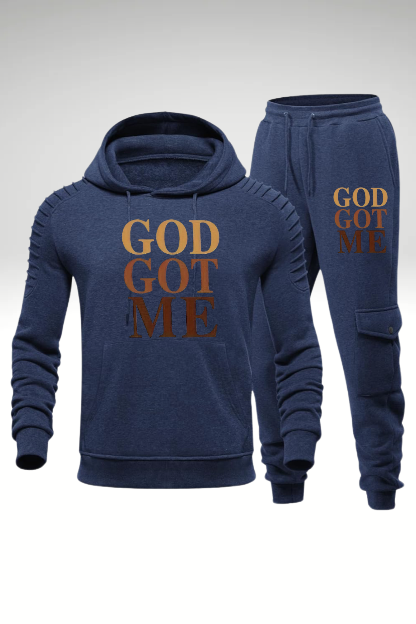 GOD GOT ME JOGGERS HOODIE SET