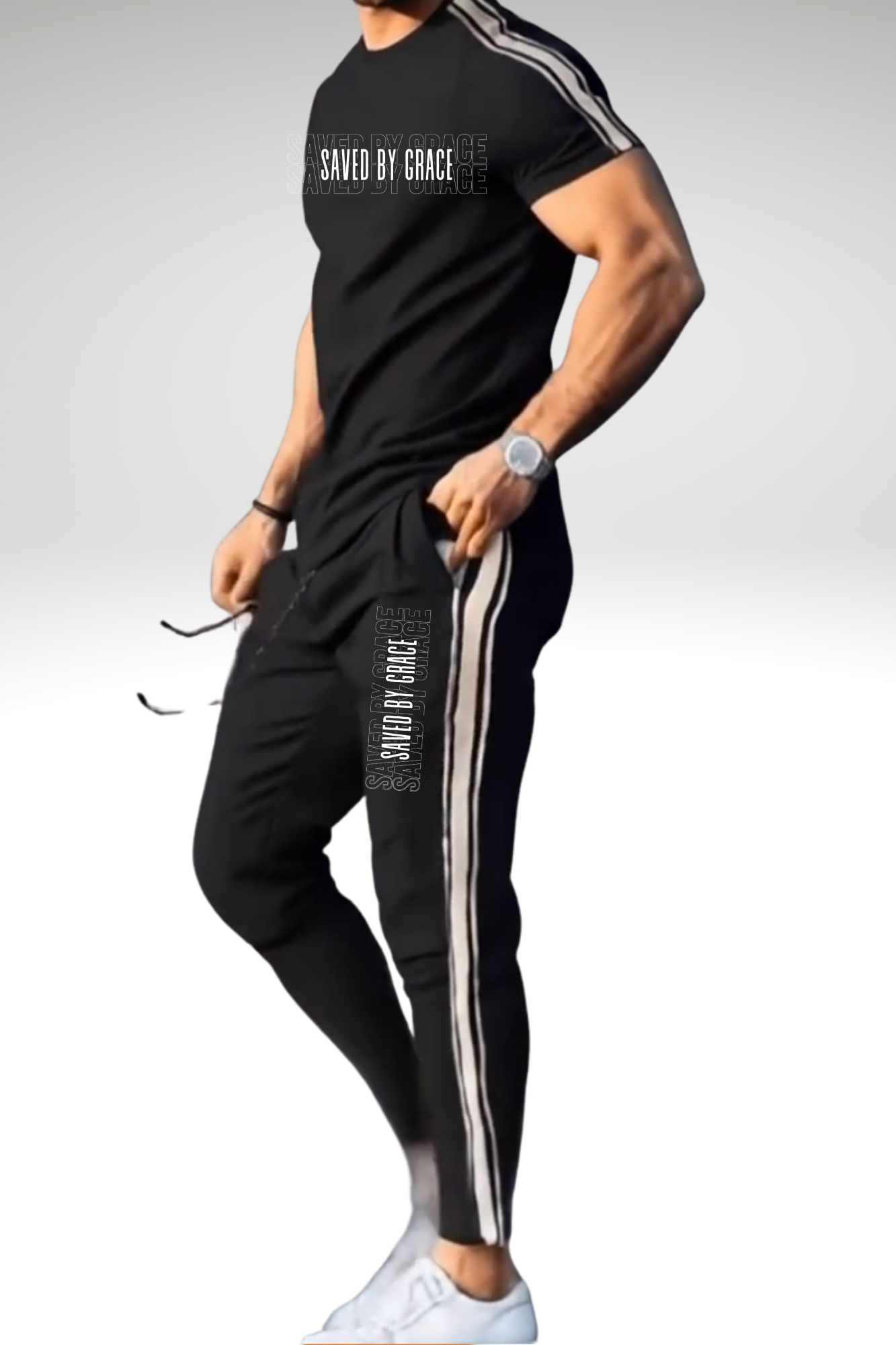 SAVED BY GRACE MENS SET