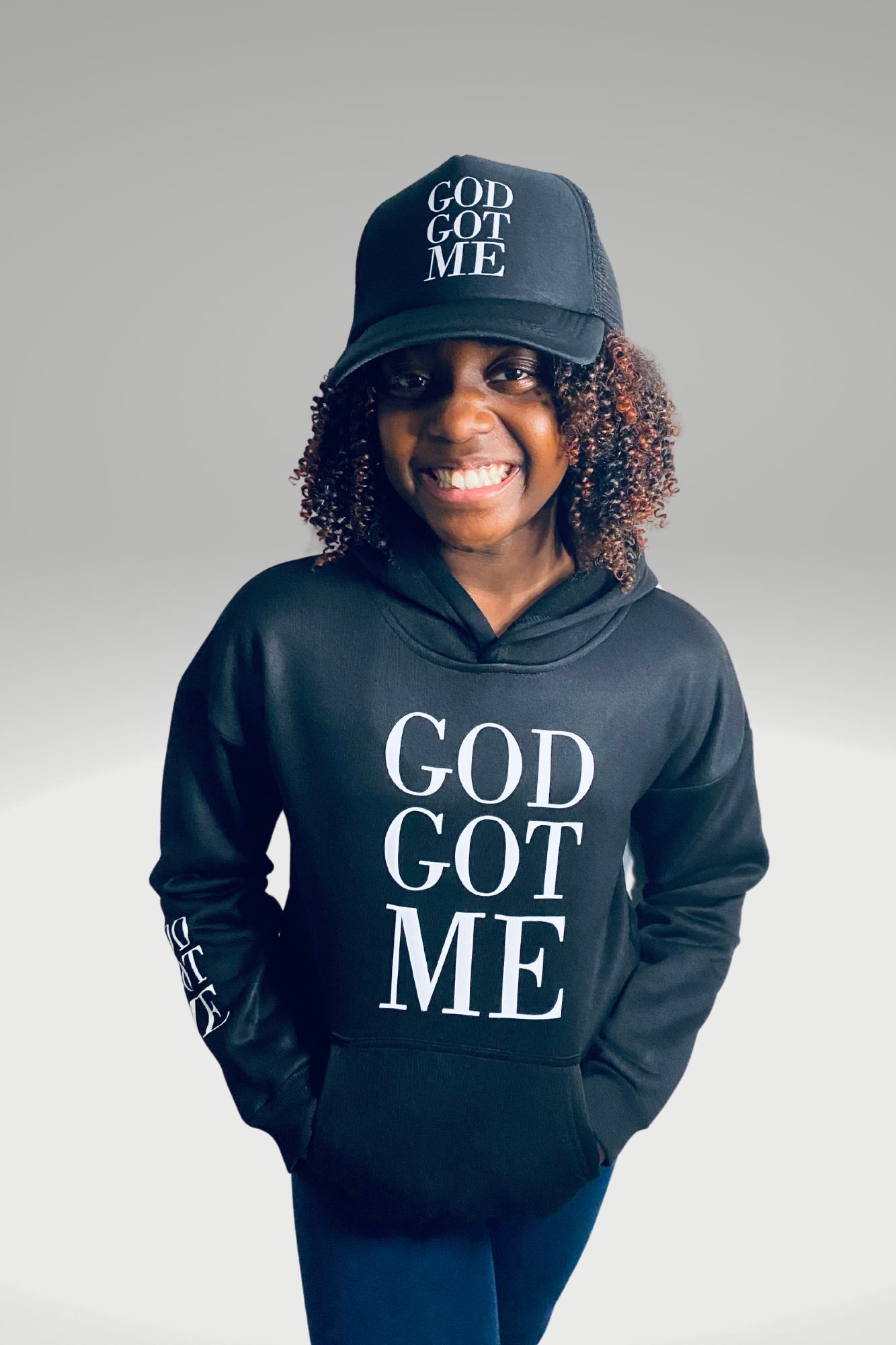 GOD GOT ME GIRLS HOODIE