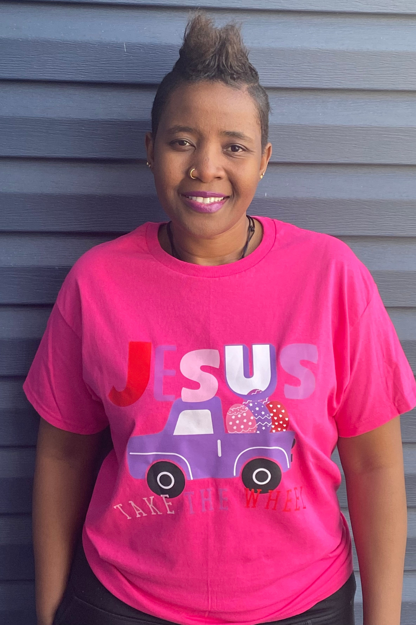 JESUS TAKE THE WHEEL T-SHIRT