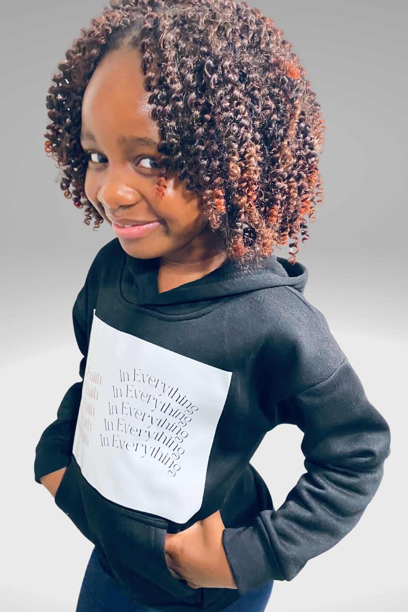 HAVE FAITH IN EVERYTHING GIRLS HOODIE