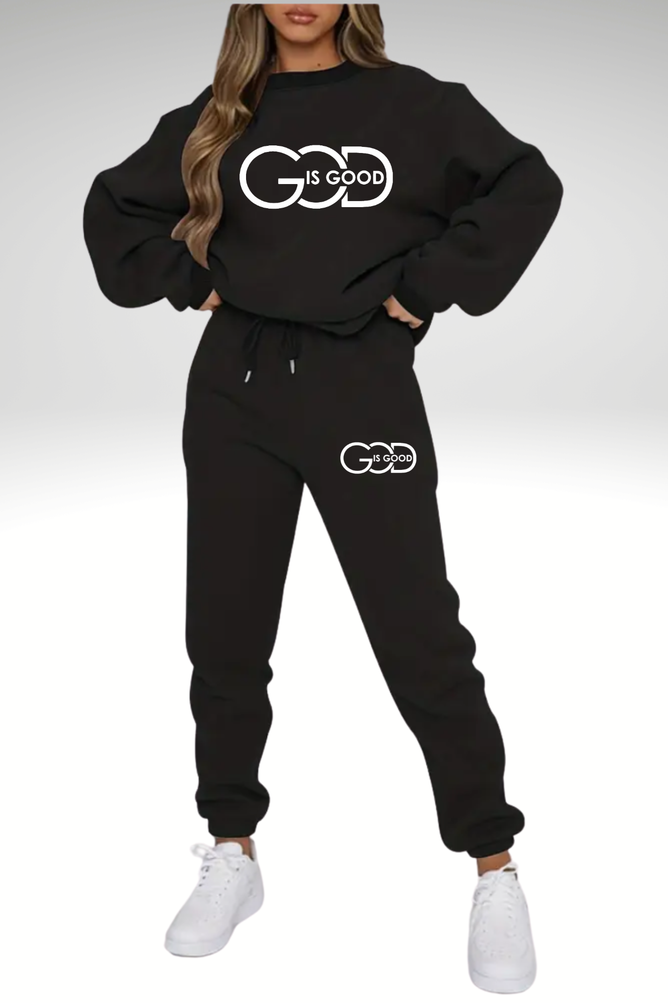 GOD IS GOOD SWEATSHIRT SET