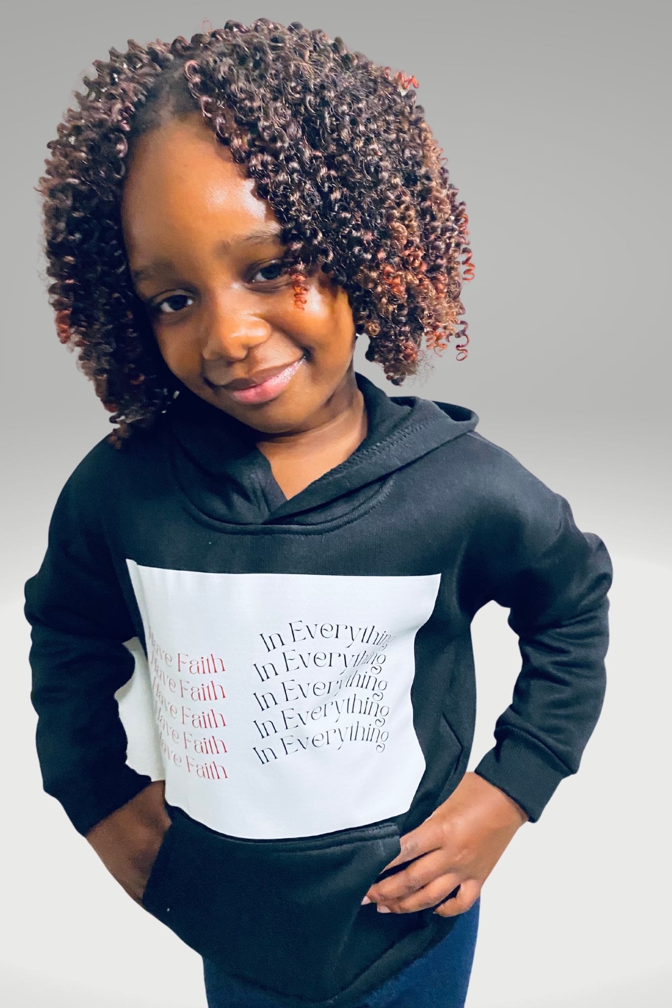 HAVE FAITH IN EVERYTHING GIRLS HOODIE