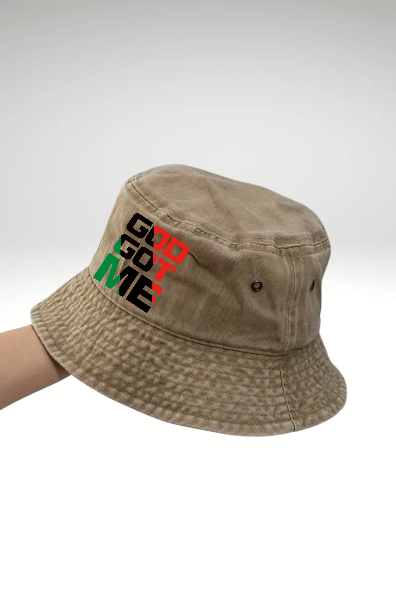 JUNETEENTH GOD GOT ME BUCKET HAT