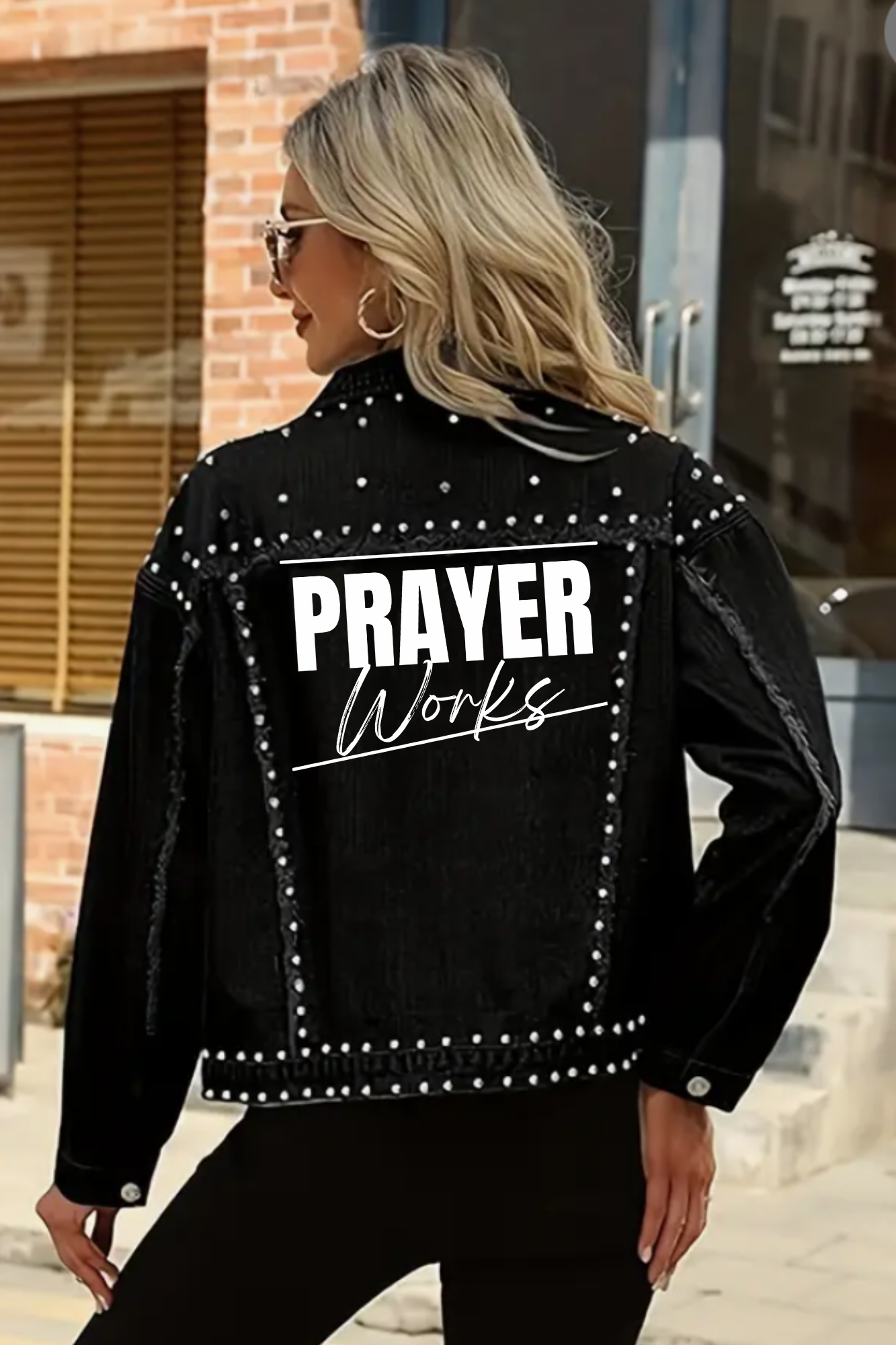 PRAYER WORKS STUD DENIM JACKET