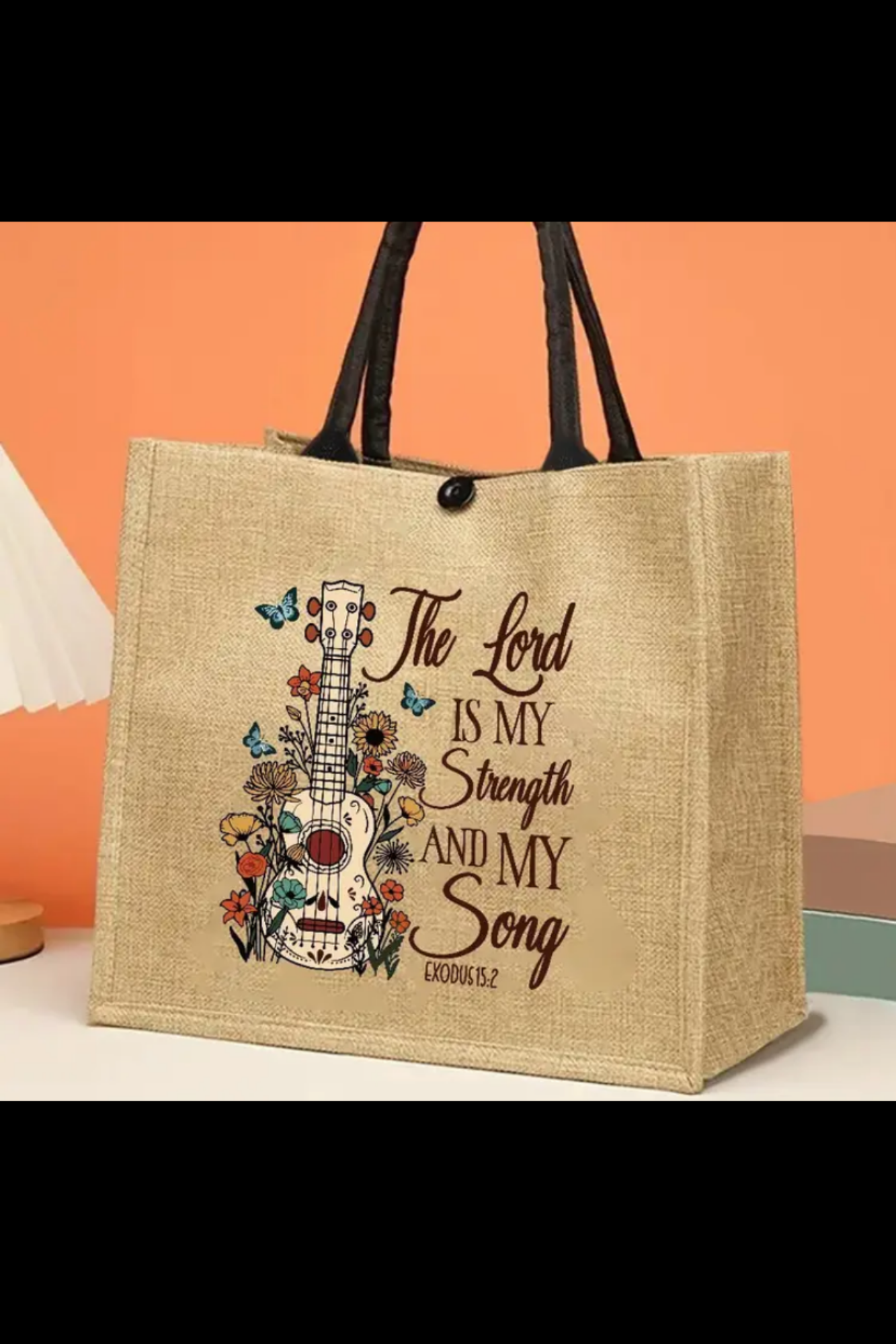 EXODUS 15:2 TOTE BAG