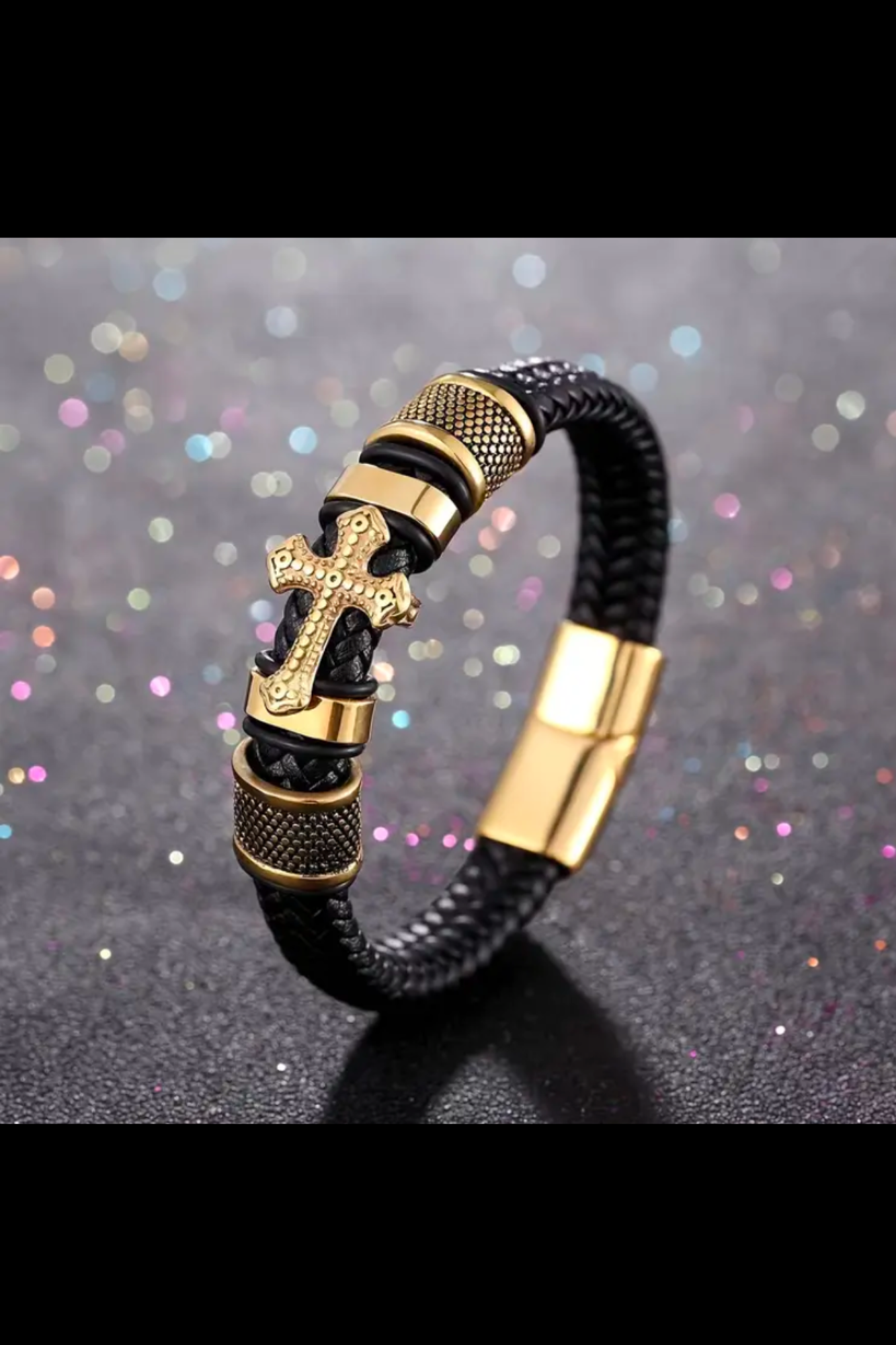 FAITHFUL ELEGANCE CROSS BRACELET