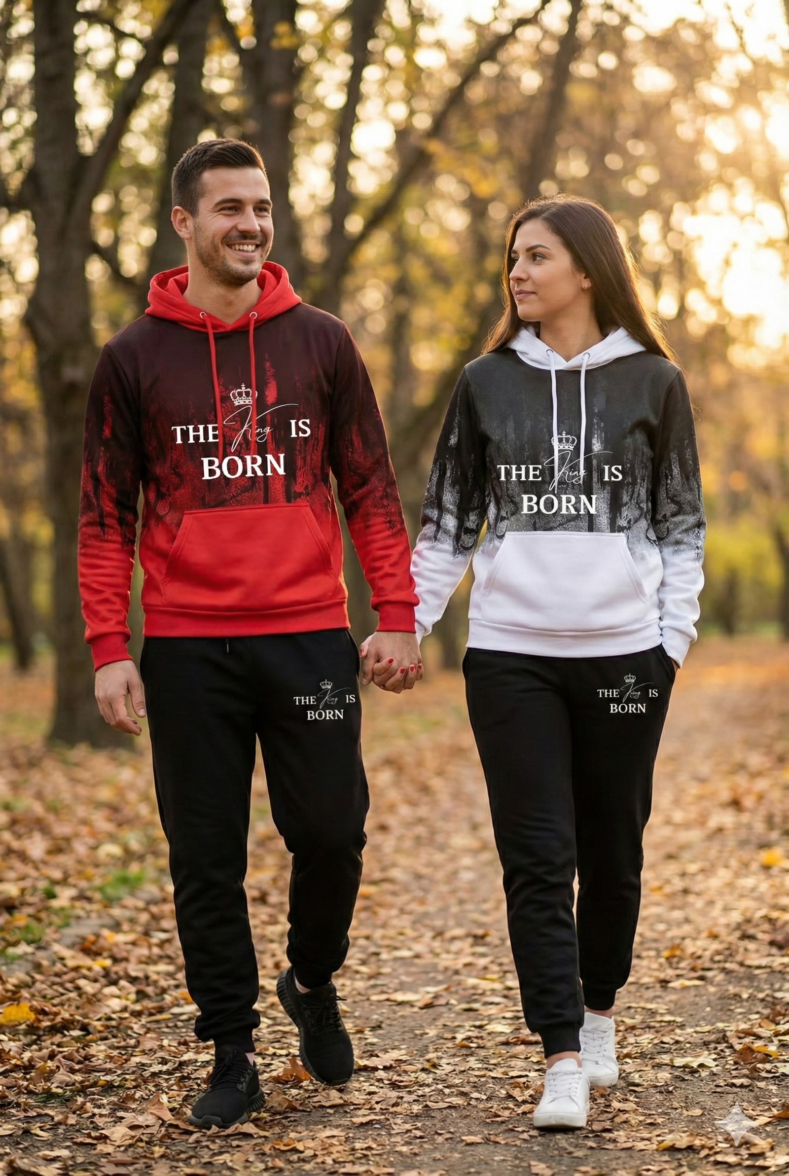 THE KING IS BORN HOODIE SETS