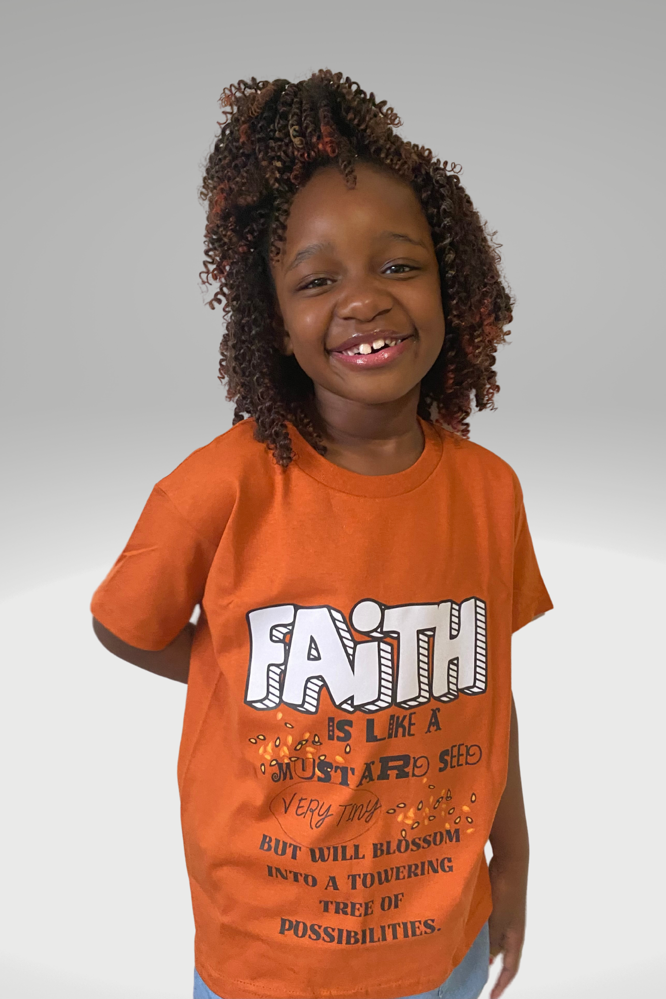 FAITH MUSTARD SEED GIRLS T-SHIRT