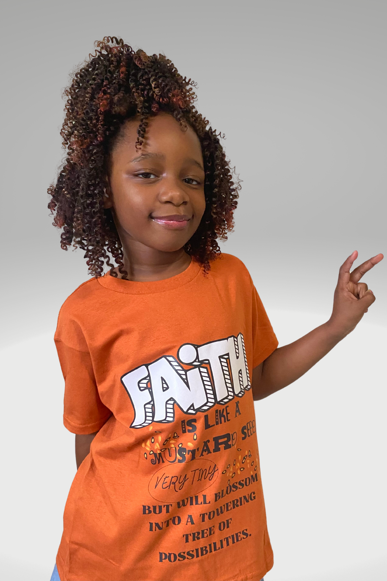FAITH MUSTARD SEED GIRLS T-SHIRT