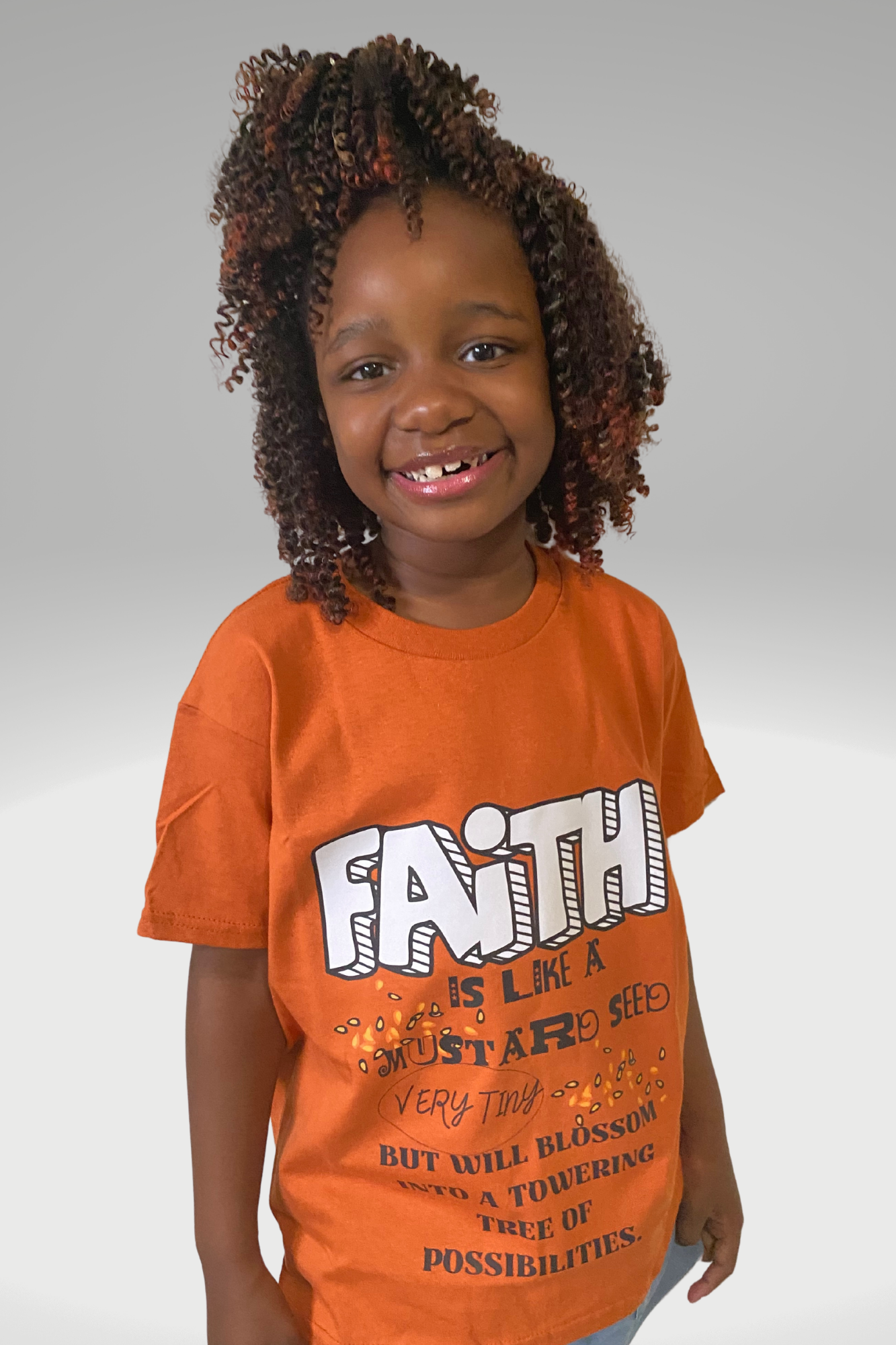 FAITH MUSTARD SEED GIRLS T-SHIRT