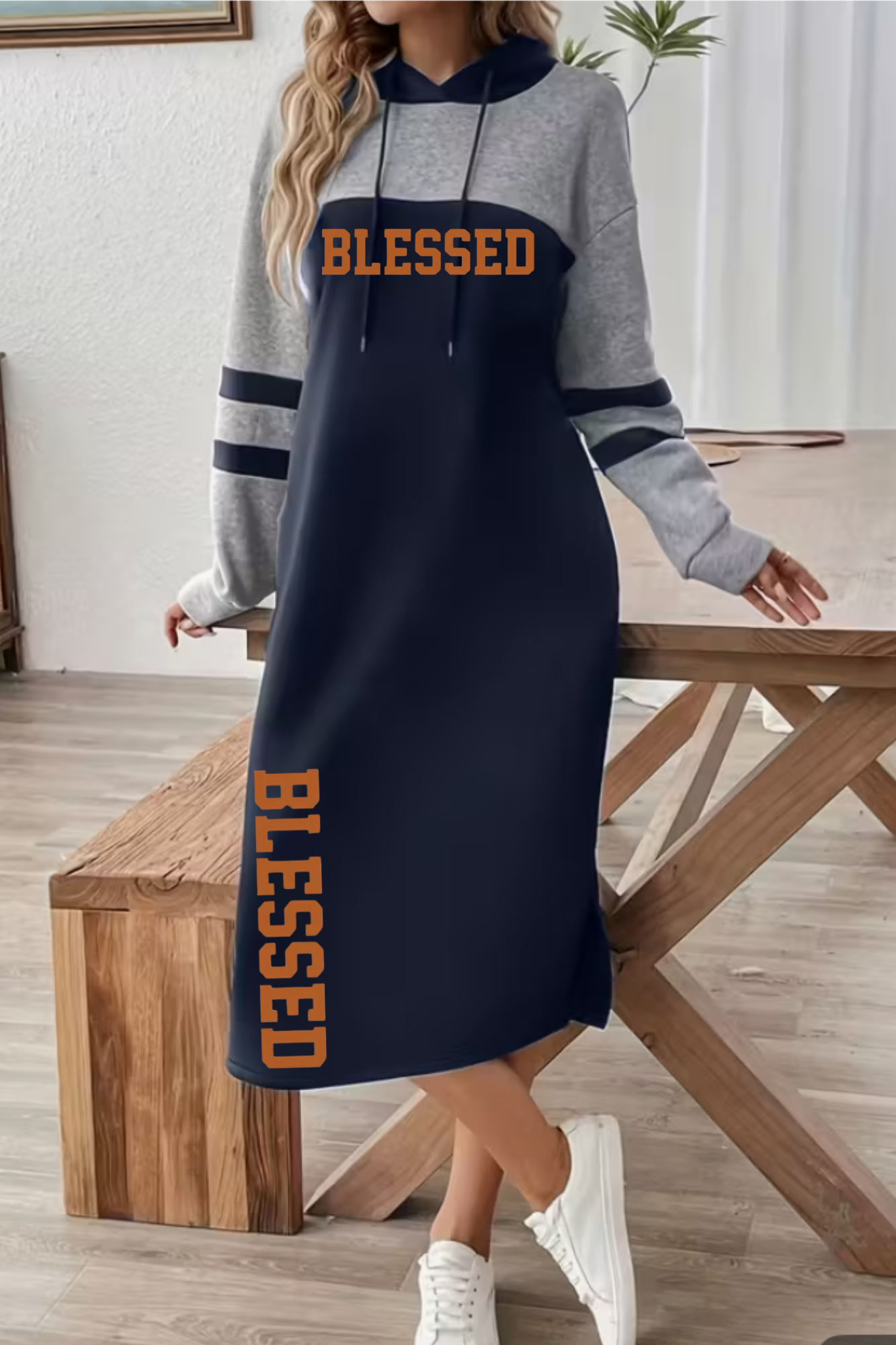 BLESSED HOODIE DRESS