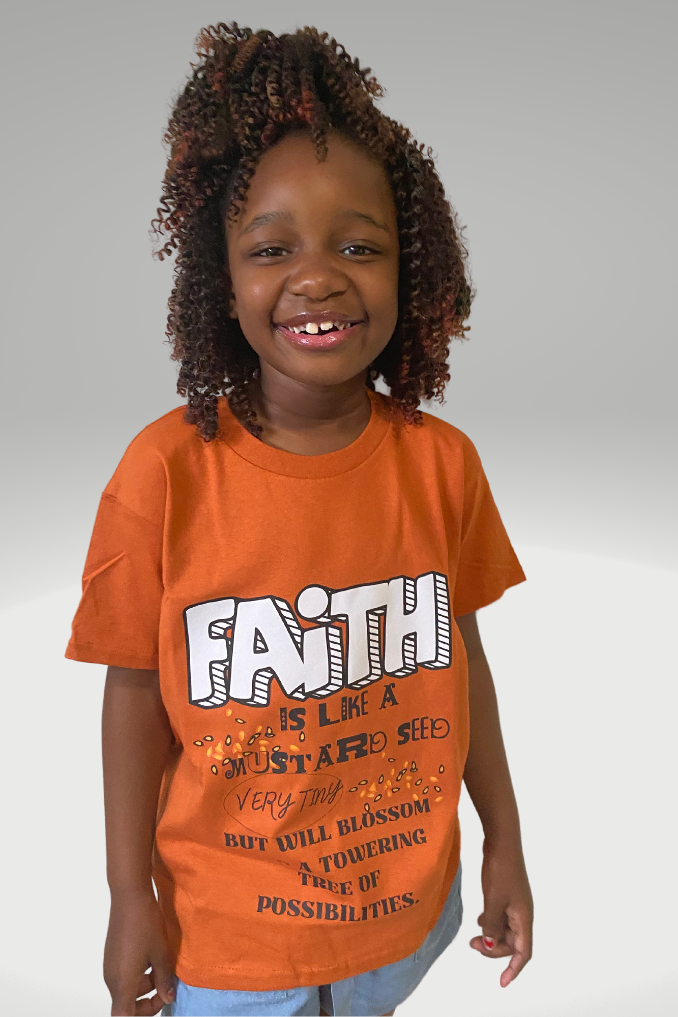 FAITH MUSTARD SEED GIRLS T-SHIRT