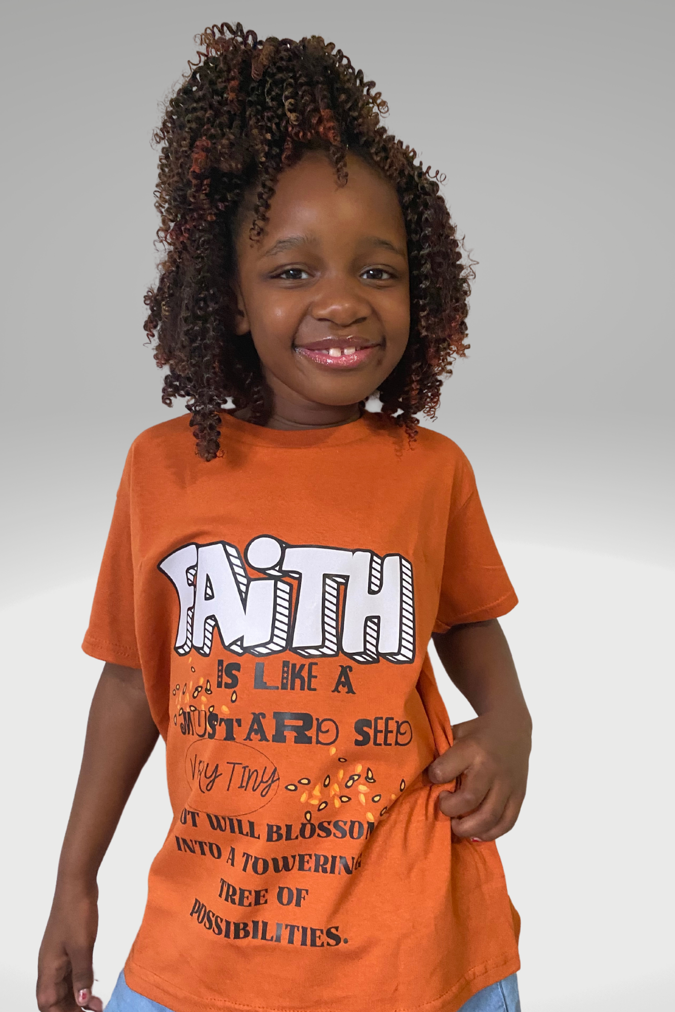 FAITH MUSTARD SEED GIRLS T-SHIRT